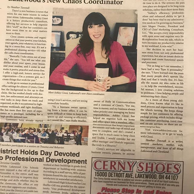 &quot;It's a beautiful thing when a career and passion come together.&quot; This happened today....center-fold in The Lakewood Observer 😊

A huge thank you to Heather Tunstall of Tunstall Content for writing this amazing article on my business. As w