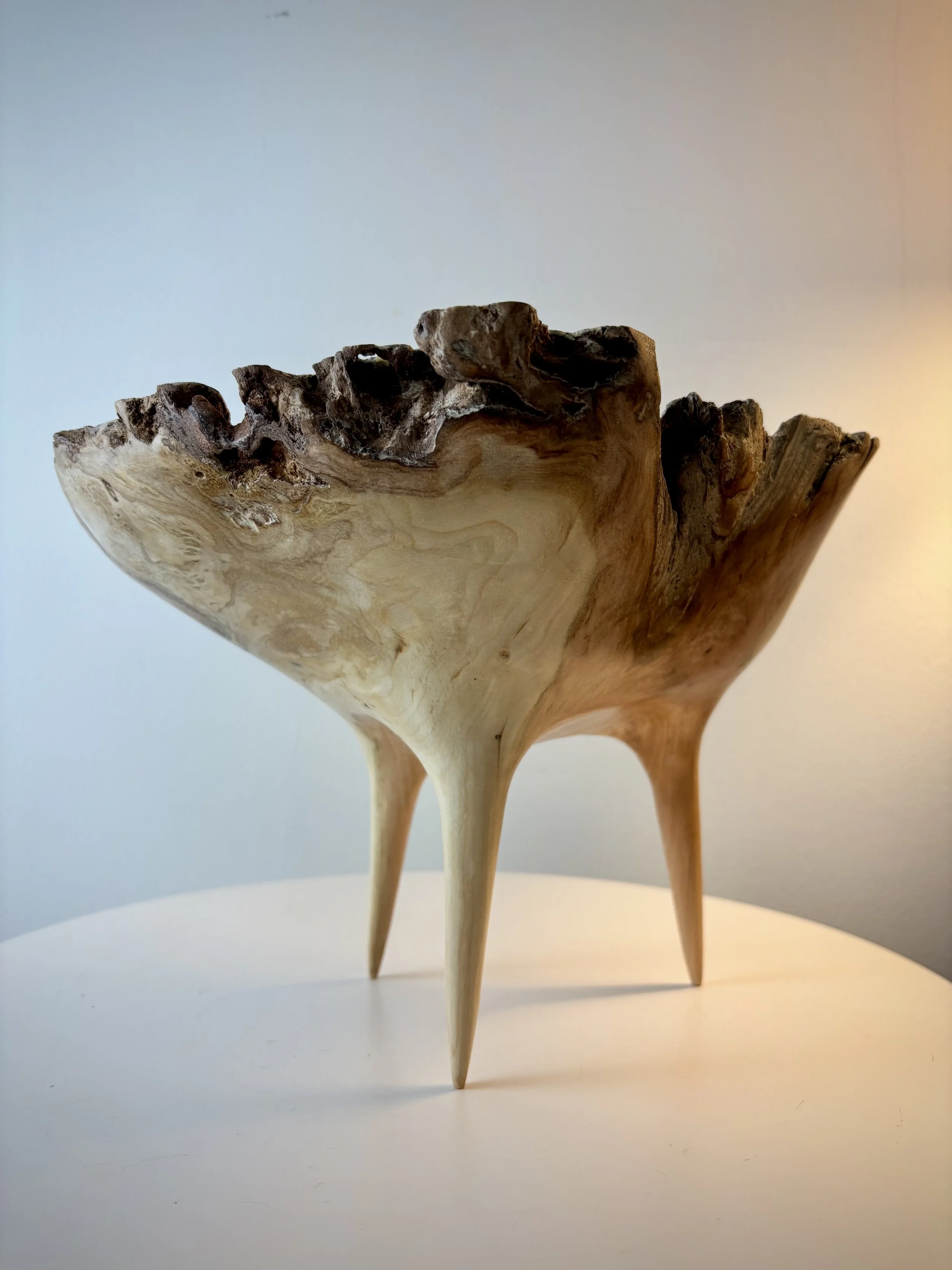 burl cherry bowl