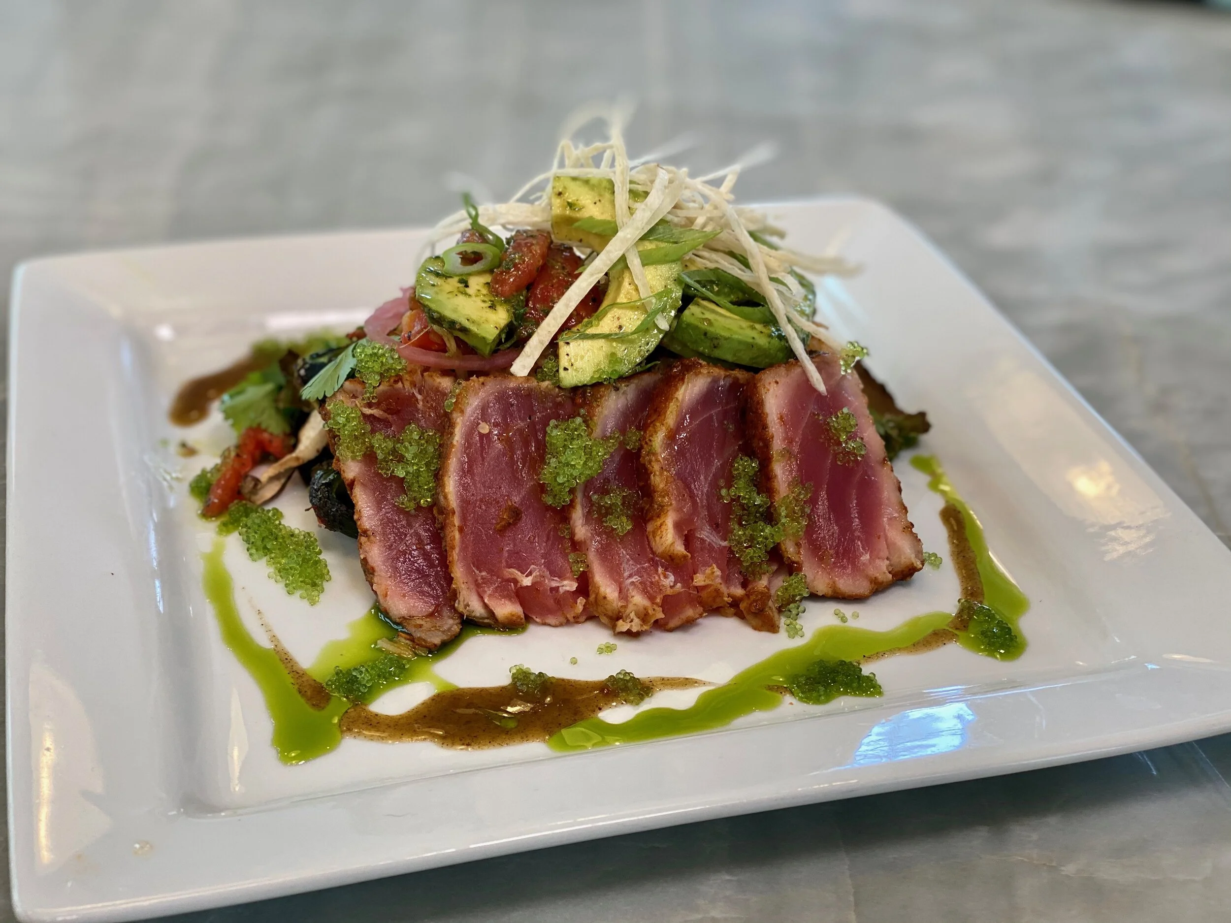 Field to Feast: Sesame Pepper-Crusted Tuna Salad