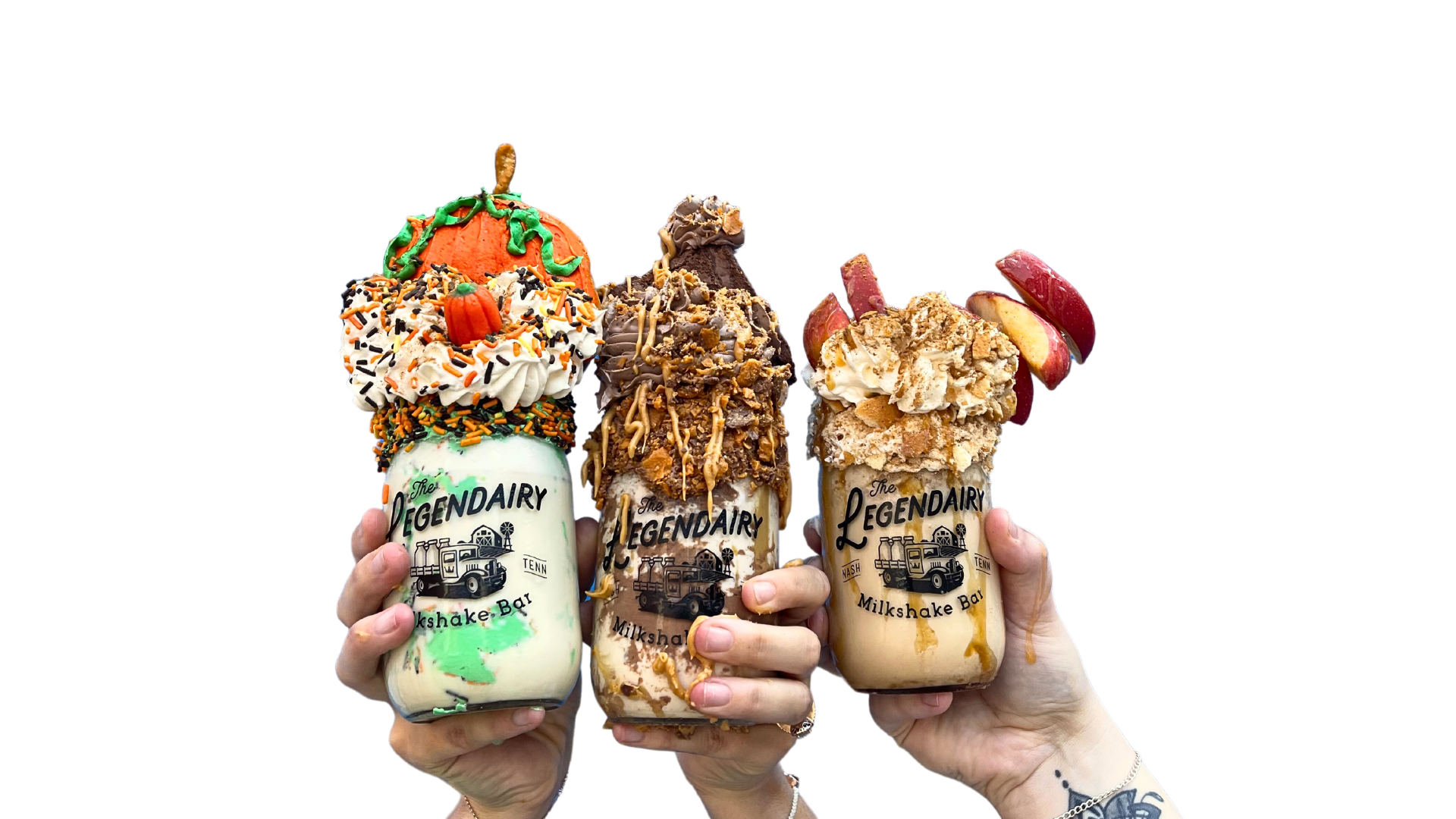 Our September Specialty Shakes are worthy of 𝙖𝙥𝙥𝙡𝙚-𝙥𝙡𝙖𝙪𝙨𝙚!🍎