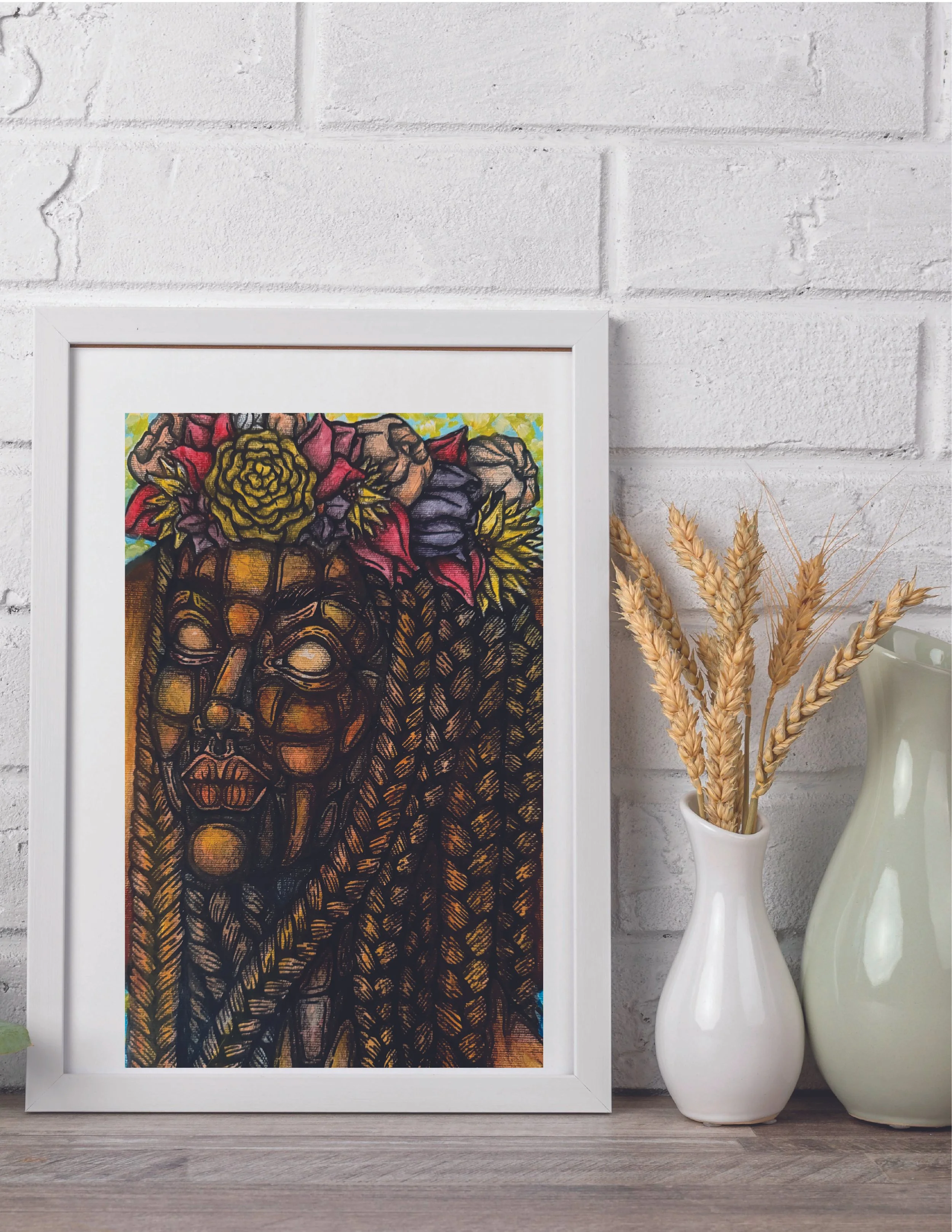 CROWNED IN BEAUTY -  INSTANT DIGITAL DOWNLOADABLE ART
