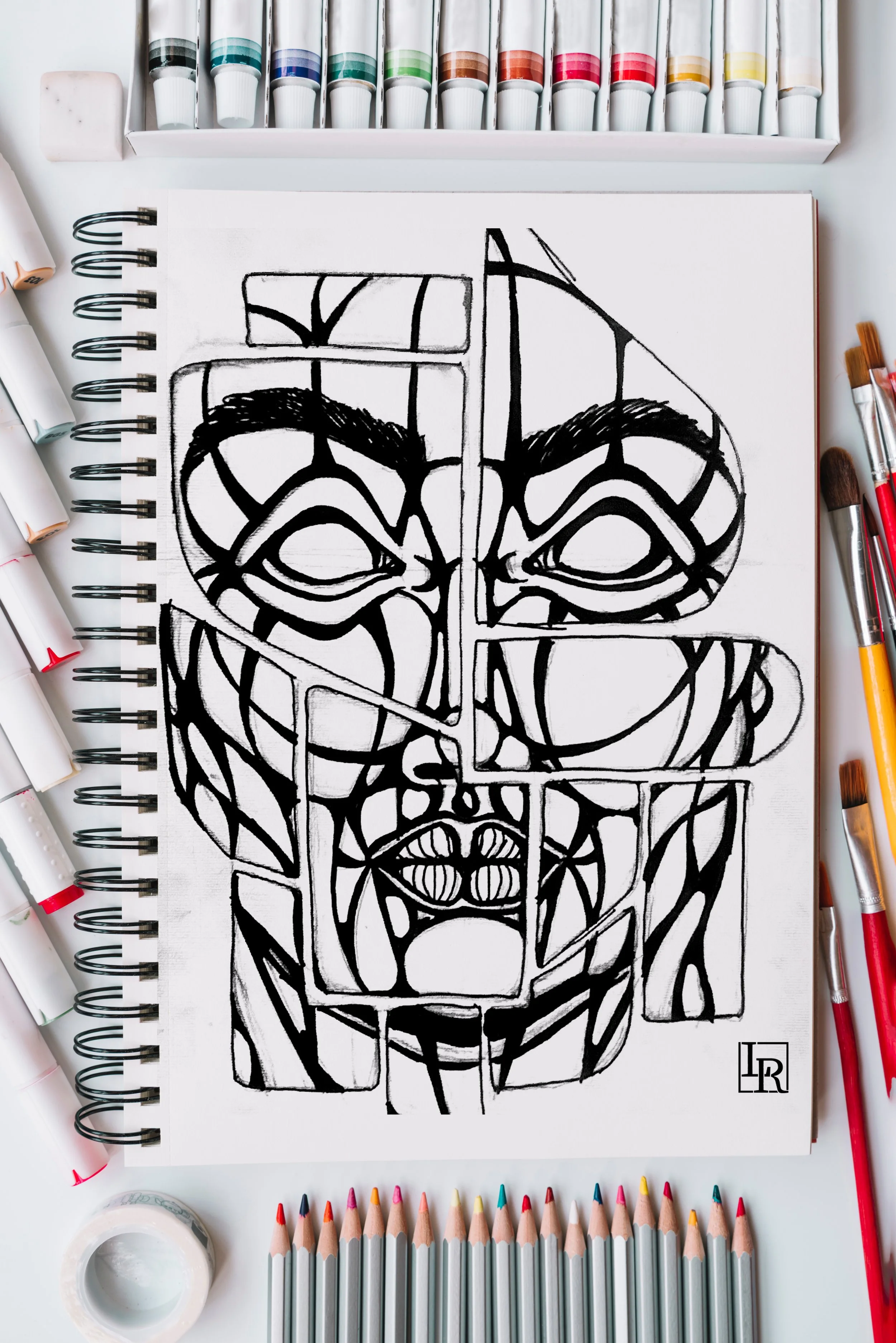 pieces coloring page frame .jpg