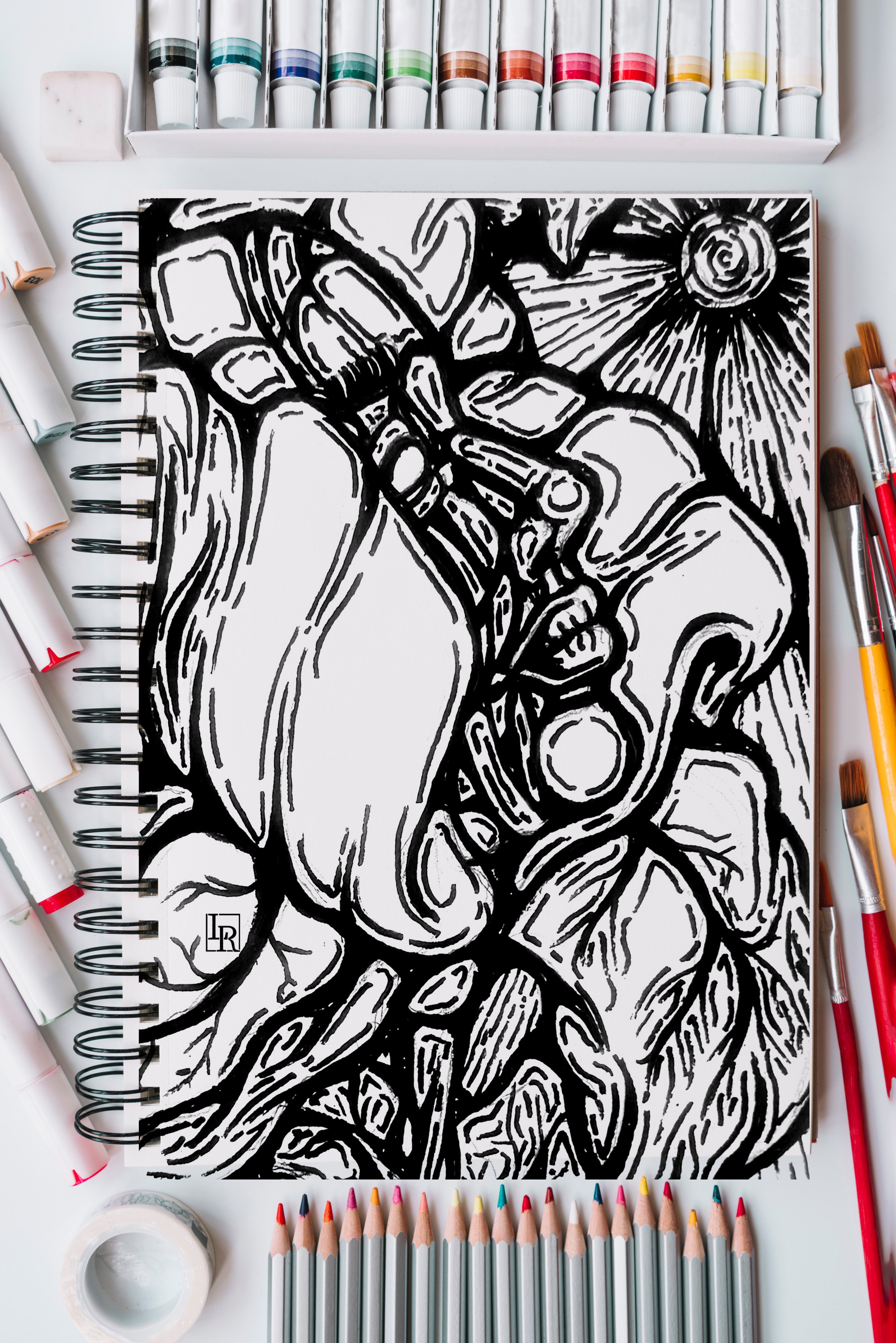 sun flower coloring page frame.jpg