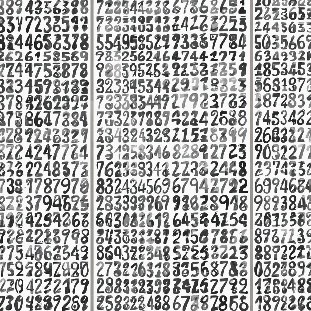 a dense field of numbers
