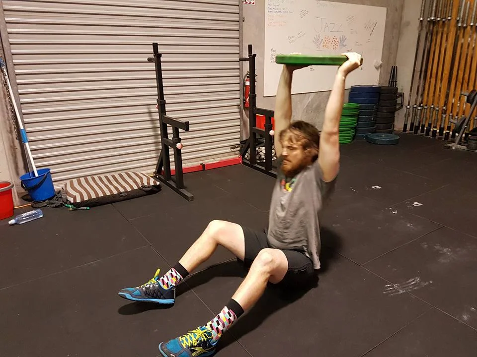 Nick is showing some great overhead mobility here!