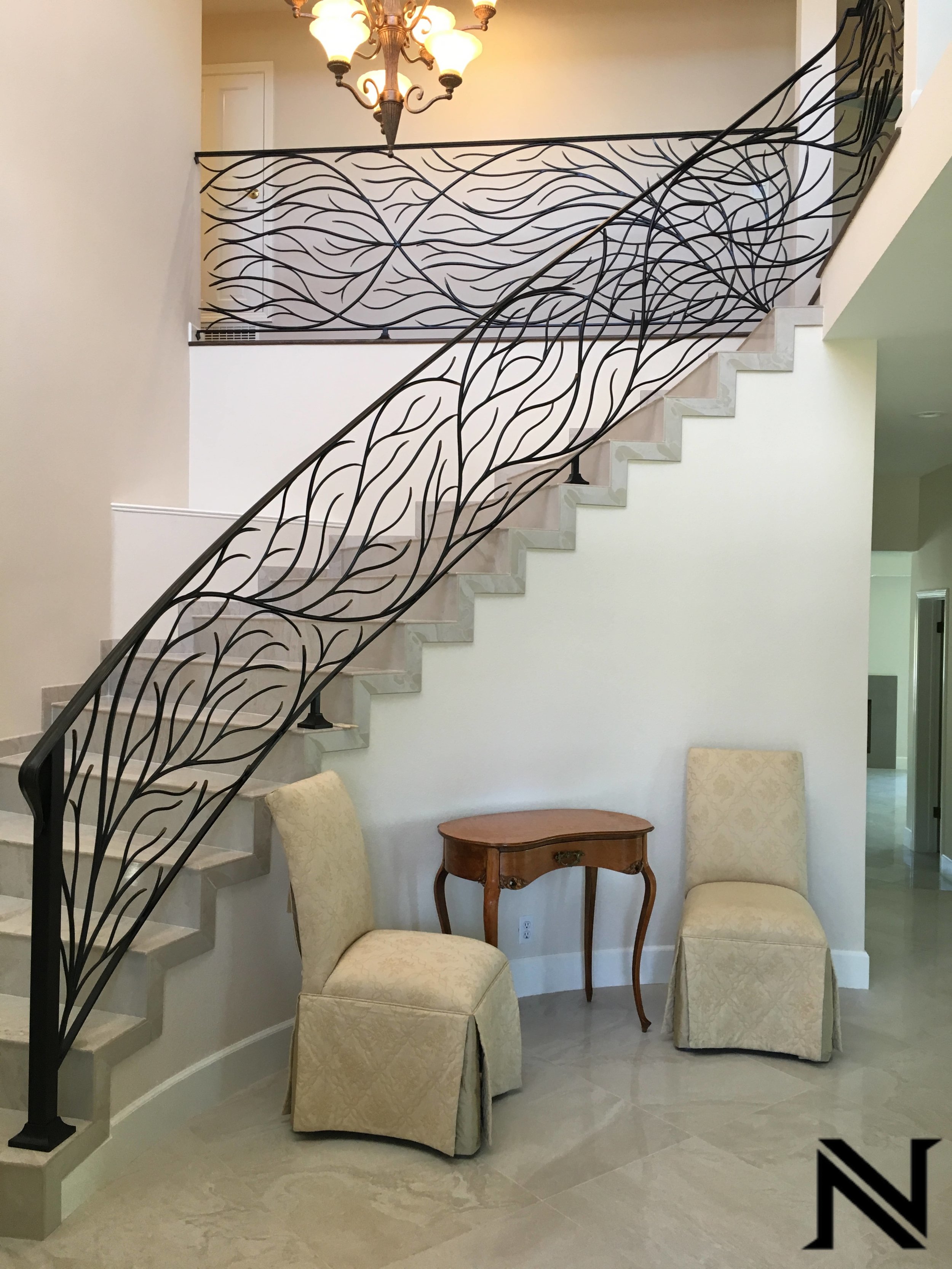  Stair Railing Designs for Large Space