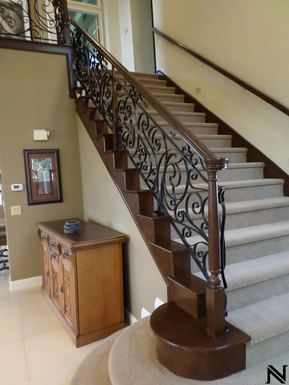Staircase Railing Design Ideas Naddour S Custom Metalworks