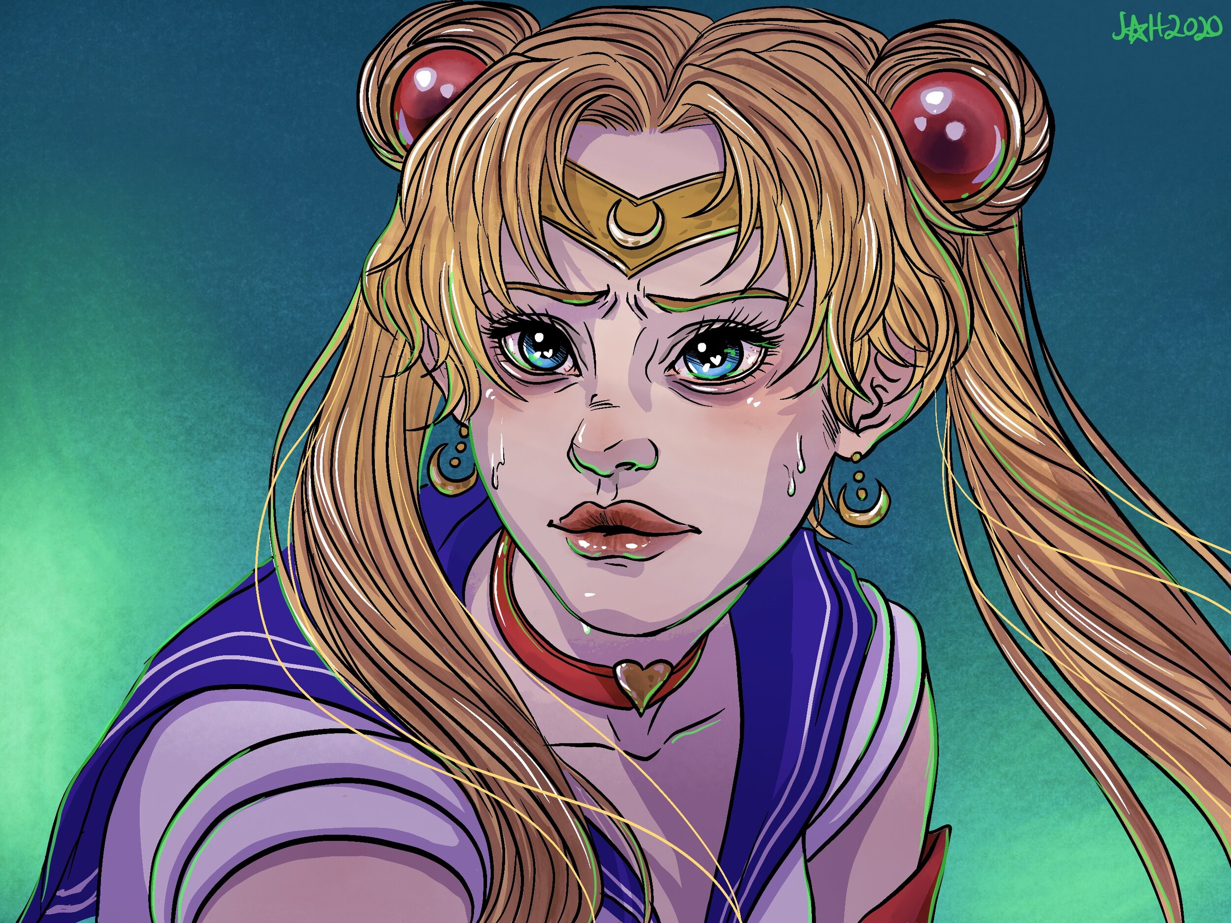 Sailor Moon Redraw Challenge 2020