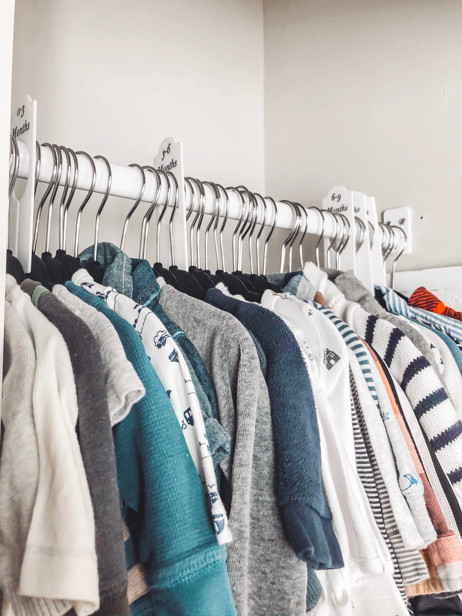 clothing rack dividers on Kid S Closet Organization Miri Makes It Happen