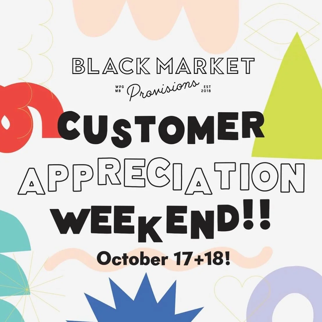 🎉🎉🎉🎉🎉🎉🎉
Friday + Saturday! Come let us appreciate you!

&bull;First 50 people each day get a cute + rad lil&rsquo; gift from us
&bull;15% off almost everything* both days in-store + online
&bull;A fun giveaway open to all online newsletter sub