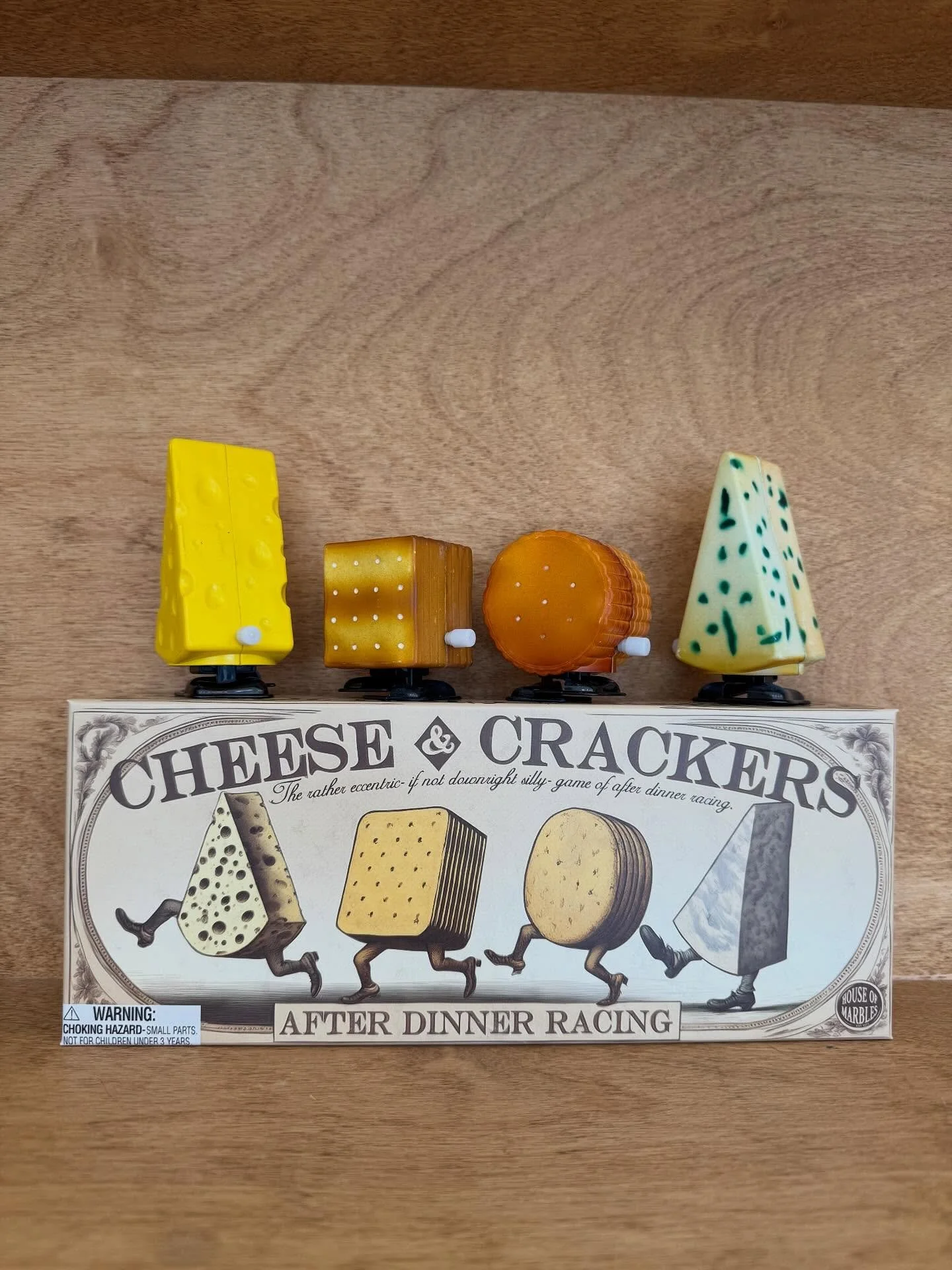 🧀🧀🧀🧀🧀🧀🧀
Picture this: An evening of snackies and drinkies, you&rsquo;re a little tipsy or just high on vibes and the host brings out an after-dinner game where you race windup cheeses - giggles &amp; food times guaranteeed!

Available now in-s