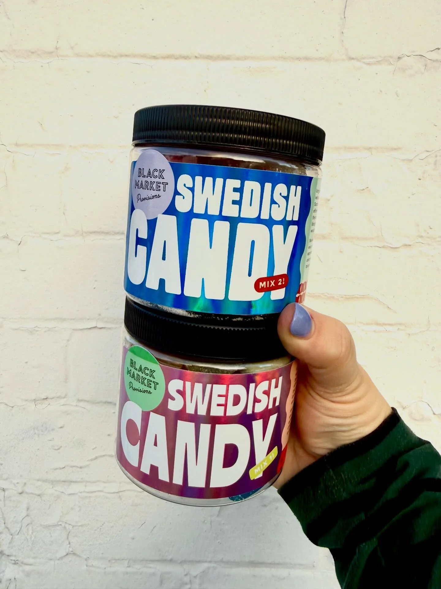 🍭🍬🍭🍬🍭🍬🍭
You may have already seen these in the shop as we snuck them onto the shelf a short while ago, but two brand new Swedish Candy mixes are here!

Two unique mixes, each with bubs and an assortment of other chewy, crispy, fruity, sour and