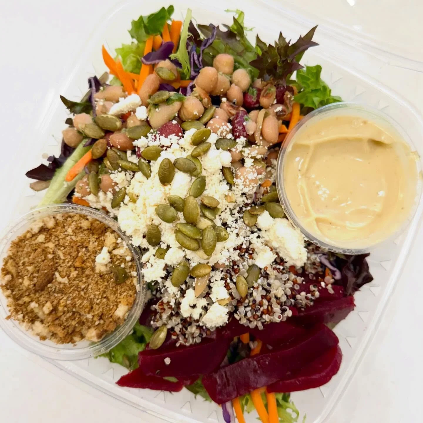 🥗🥗🥗🥗🥗🥗🥗
What&rsquo;s for lunch, buds?
Salad feels like a good option!
We&rsquo;ve got The Good Salad (as always) and still have Harvest and Italian Sub for a bit - but you know they won&rsquo;t stick around forever. 

Here 10-5 today + Saturda