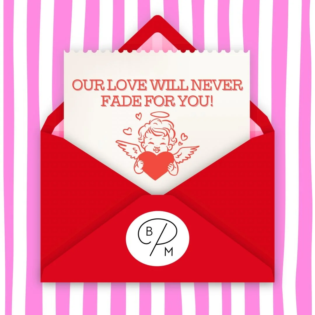 💗💓💗💓💗💓💗
HAPPY LOVE DAY TO ALL!

We&rsquo;re here 10-5 and won&rsquo;t even judge you last minute card-buyers! 💌

And to show all y&rsquo;all who actually read our captions a little love:
&bull;Wear a heart on your sleeve (literally&hellip;.an