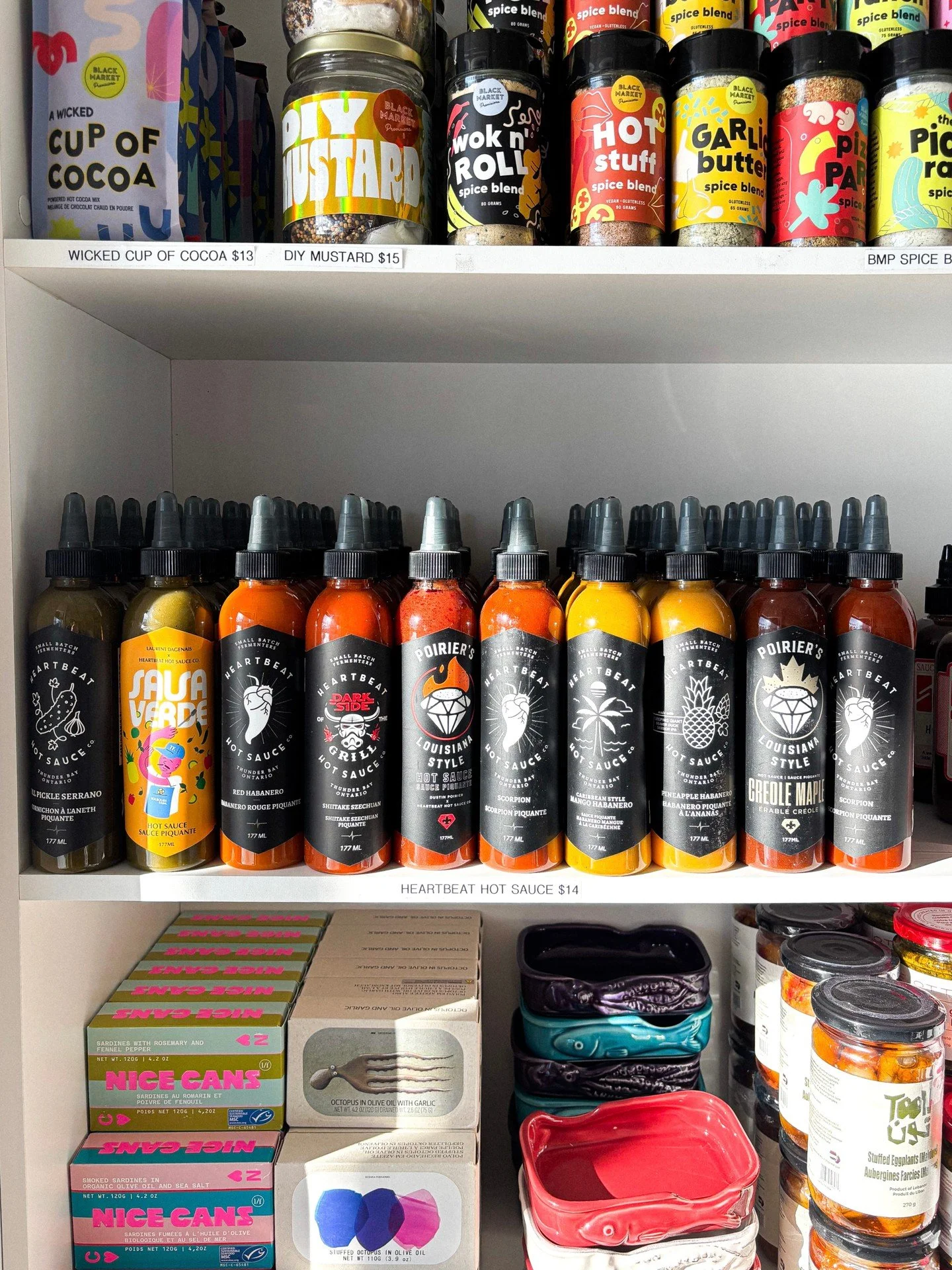 🔥🔥🔥🔥🔥🔥🔥
We originally brought in Heartbeat Hot Sauce because of popular demand, but now we&rsquo;re totally hooked!

These sauces are made in Thunder Bay, Ontario, and they&rsquo;re the most popular hot sauces we&rsquo;ve got by far! We love t