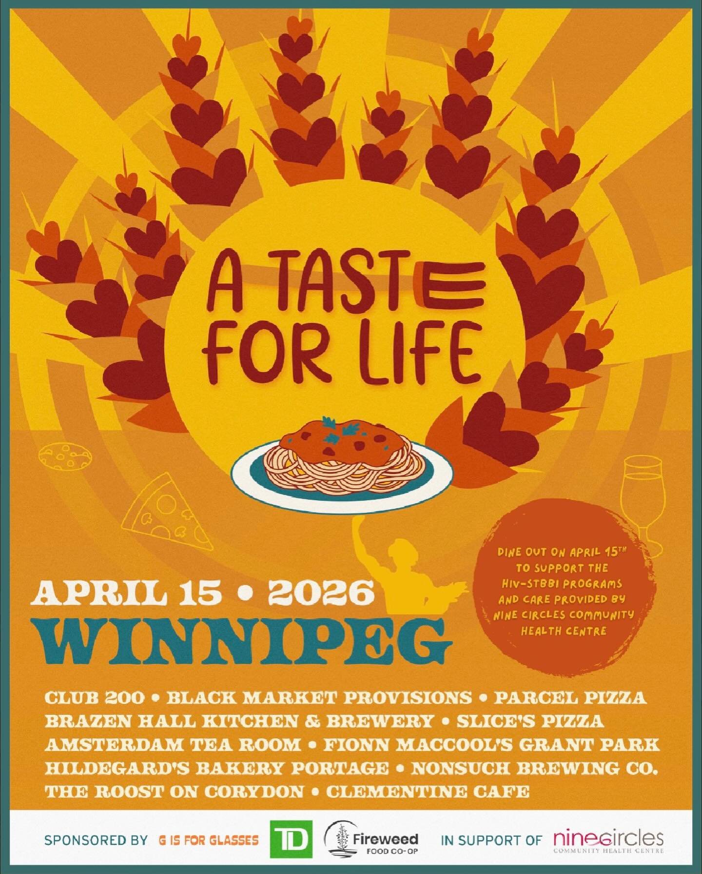 ❤️❤️❤️❤️❤️❤️
We are excited to one again be participating in A Taste For Life in support of @ninecircleschc 

As in previous years, we are offering pre-orders of half and full dozen Dark Chocolate Sea Salt Cookies that can be picked up or delivered A