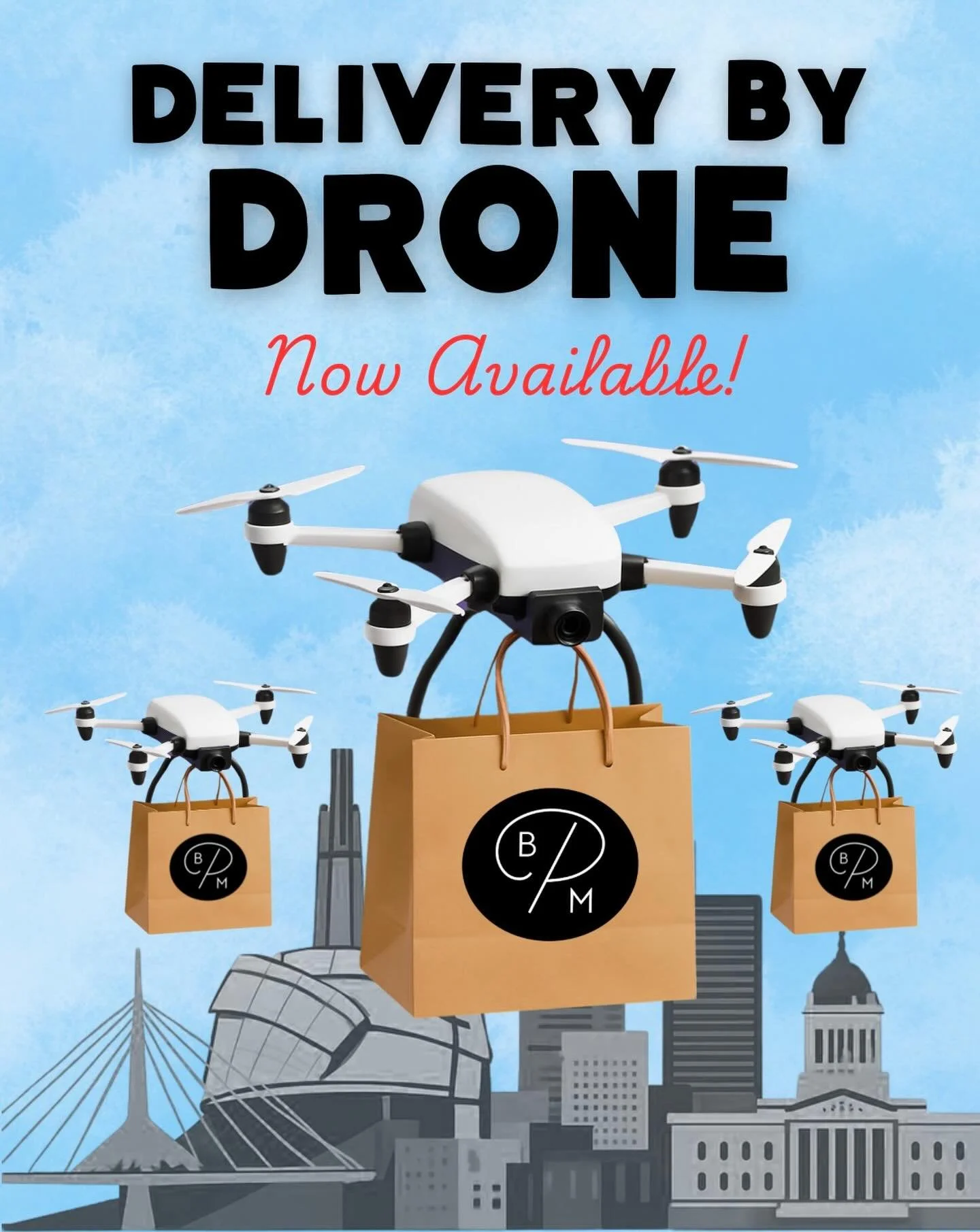 🚁🚁🚁🚁🚁🚁🚁
Finally! A way to get your fave soup, salad and tasty treats right to your door in a jiffy!

We&rsquo;ve been working through all the regulations and red-tape but are so excited to now be  able to offer DRONE DELIVERY! Fresh from our k