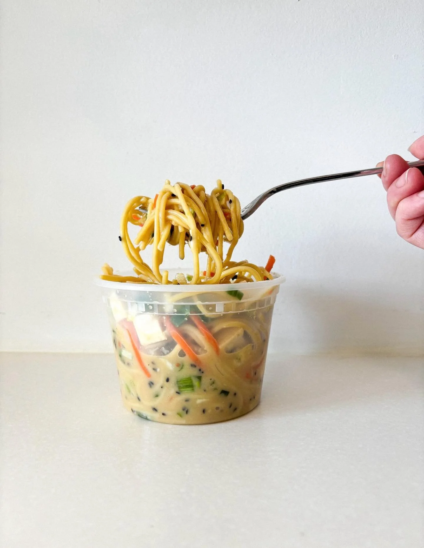 🍴🍴🍴🍴🍴🍴🍴

ICYMI, Miso Noodle Salad has returned to the fridge! 

This one is a BMP team fave, it&rsquo;s a regular lunch or snack for us (hot tip, add Ferment For You&rsquo;s Kimchi for some nice spice)! 

It&rsquo;s got long noods, perfect lit