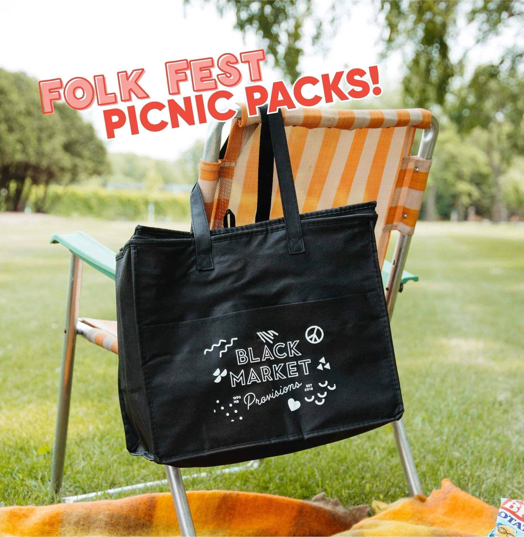 ☀️🧺☀️🧺☀️🧺☀️
FOLK FEST PICNIC PACKS ARE BACK!
Heading to Folk Fest and don&rsquo;t want to worry about planning your meals? We got you covered! Piles of your fave items, packed up in a BMP cooler bag for easy hauling.

You will be munching on:
Gree