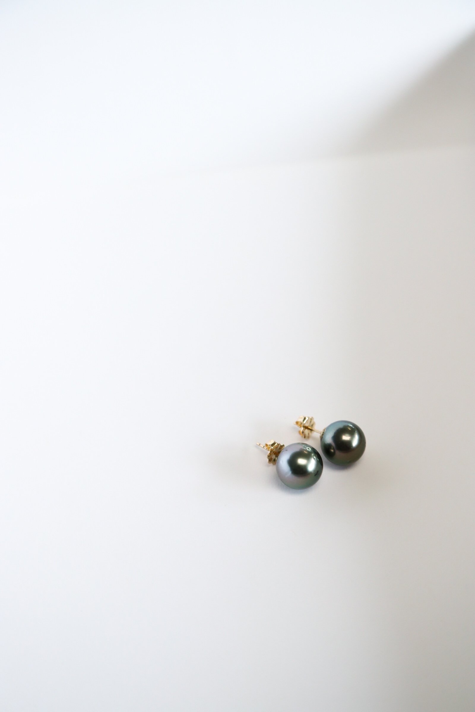 Tahitian Pearl Stud Earrings