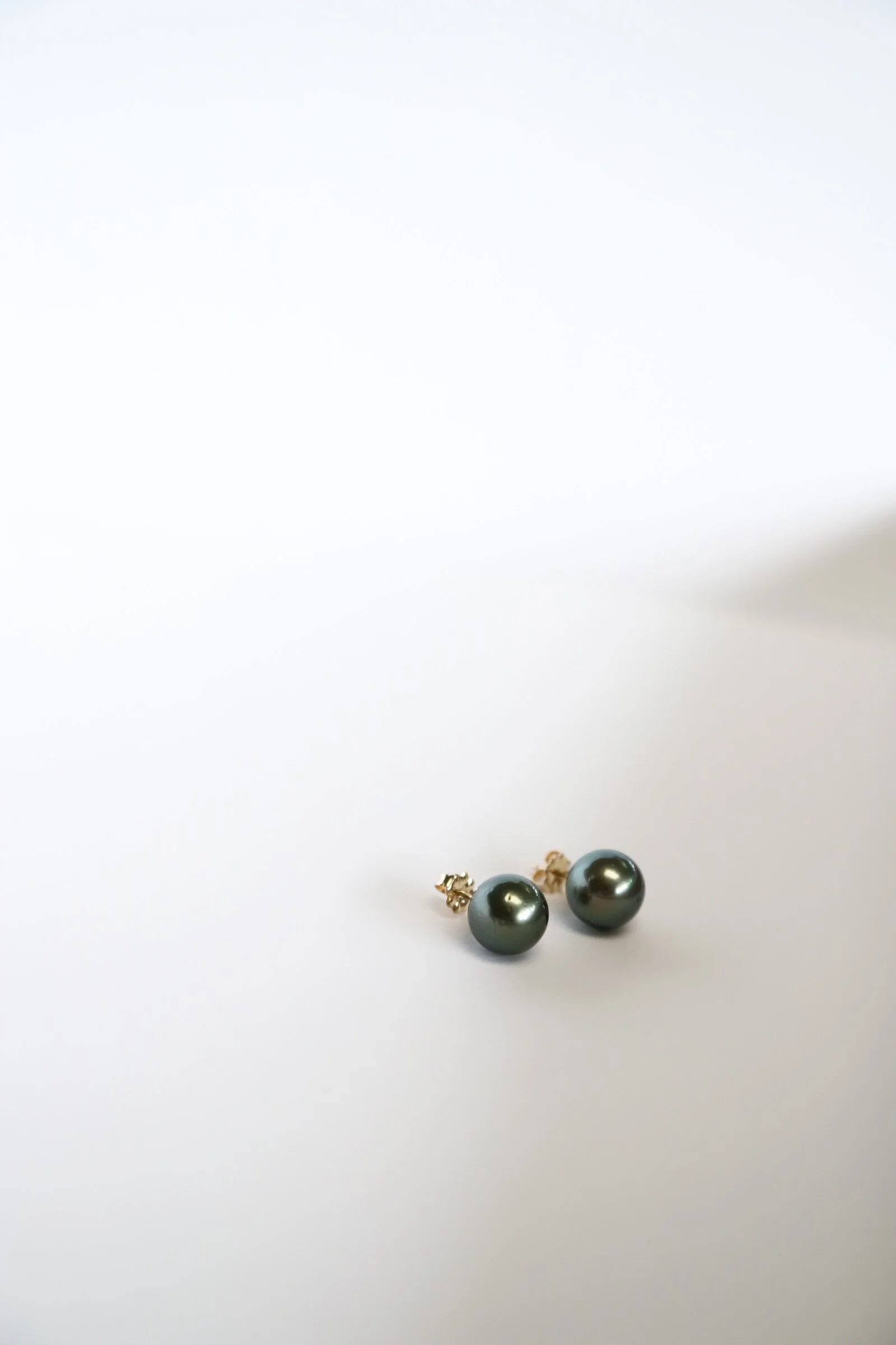 Tahitian Pearl Stud Earrings