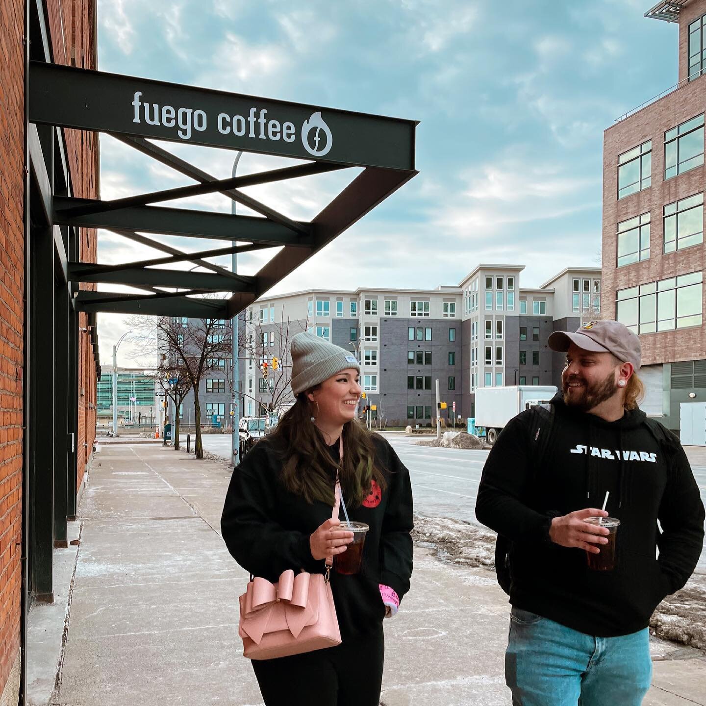 Everything you need and everything just steps away like @fuegocoffee to help give you your morning dose of motivation! 

#rittigers #uofrochester #nazarethcollege #nazbound #ritbound #uofr #brockportny #brockportbound #rochesterny #roc #585 #downtown