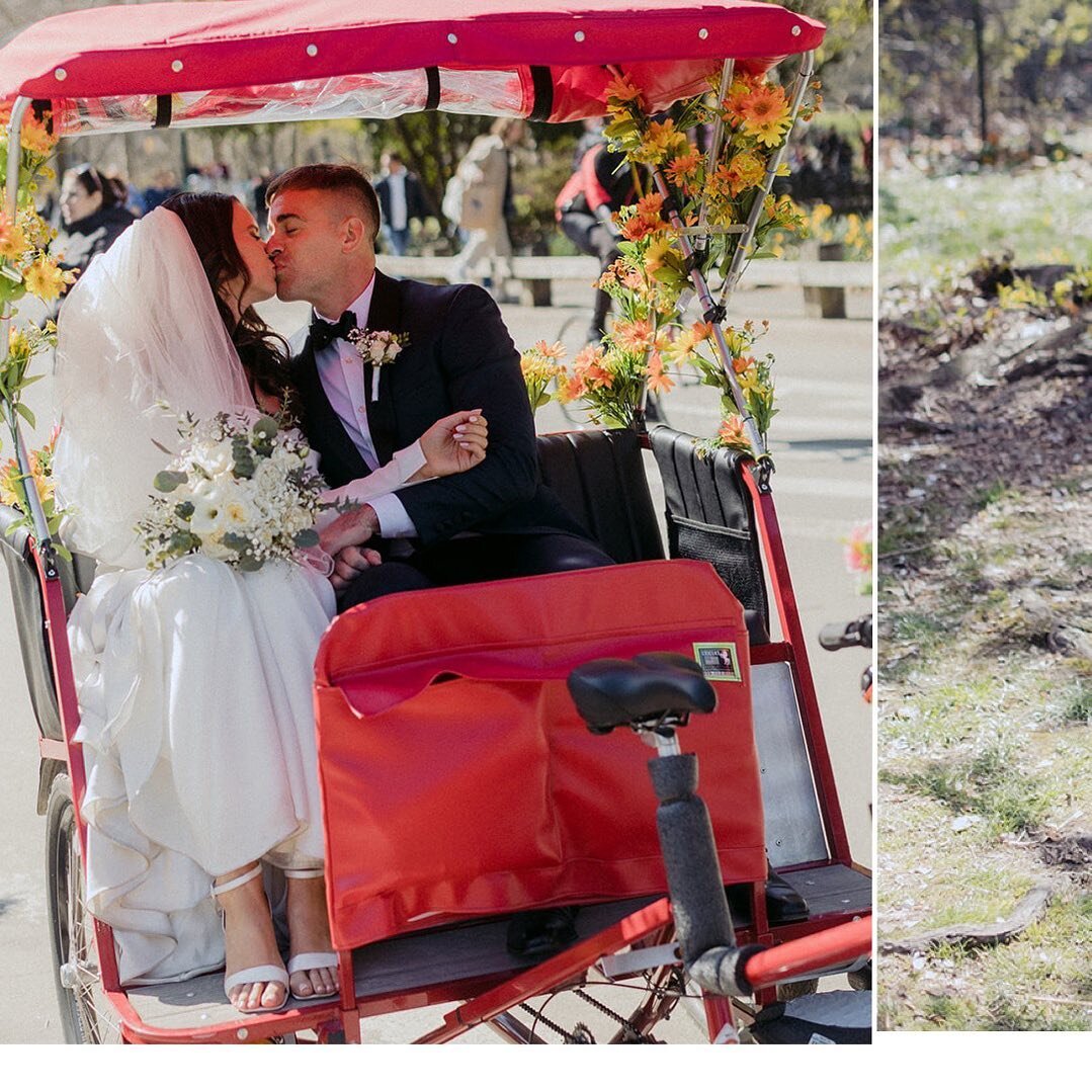 Central Park was the perfect setting for Will &amp; Grace&rsquo;s dream NYC wedding, can have so much fun with wedding photos! #newyorkelopement #centralparkwedding 
Photography by @erycpdtweddings