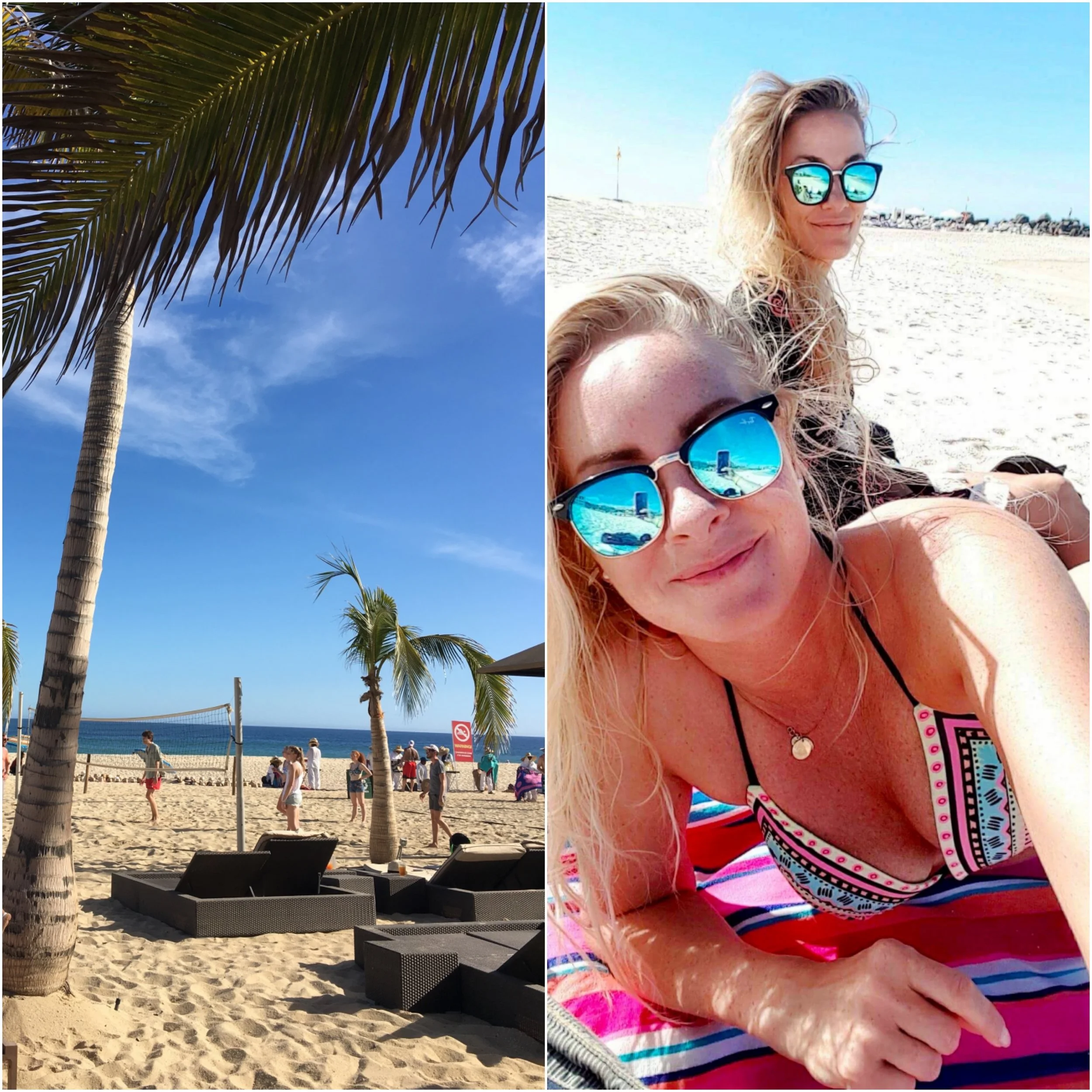 We found time to chill at the beach almost every day!