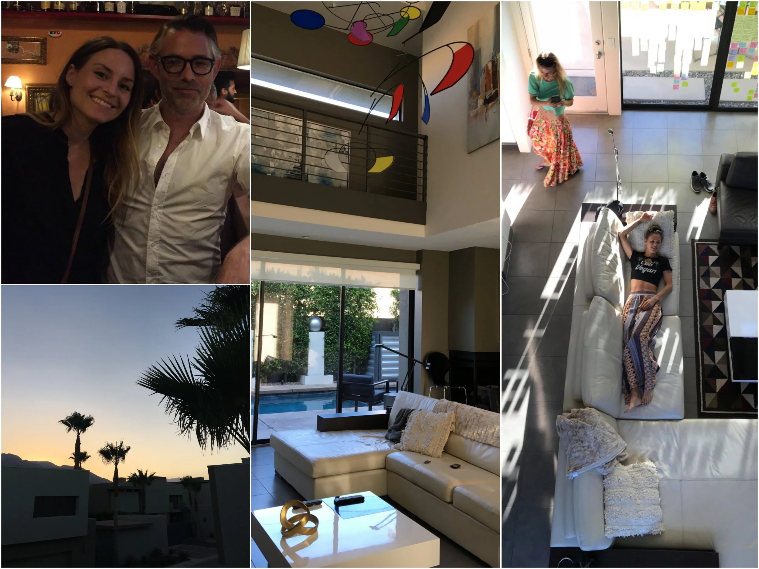 Erin & Alex (top left) invited us to their Palm Springs hideaway <3