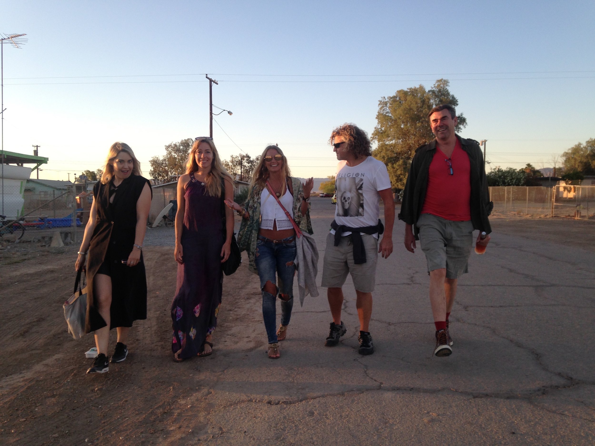 On our way to the Bombay Beach Party