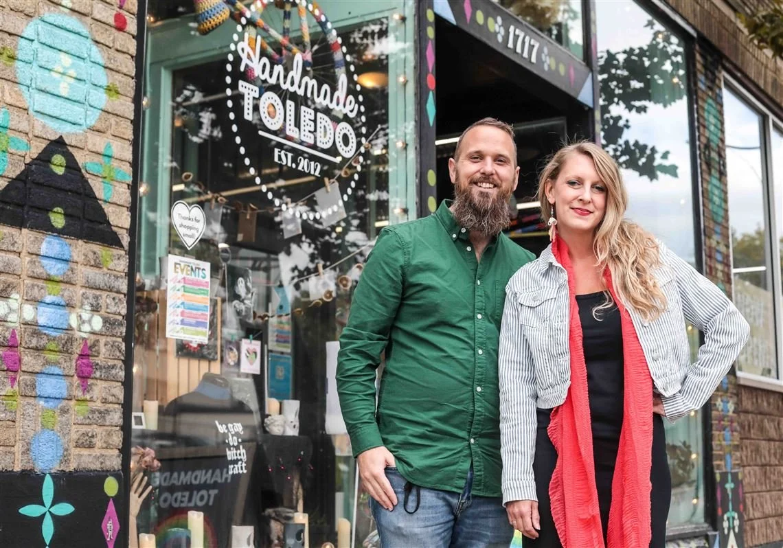 Marbled 'Coffee Date' Earrings are Artistic Couple's Latest Collaboration