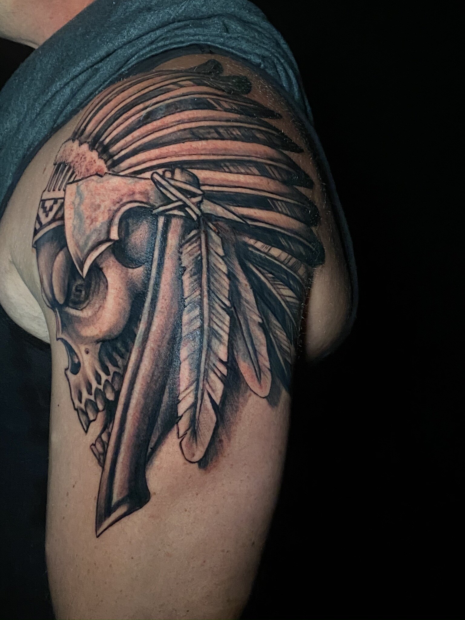 Skull with Headdress