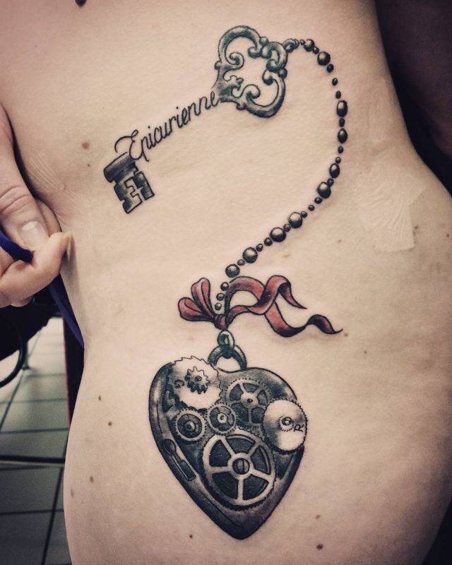 Heart Locket and Key
