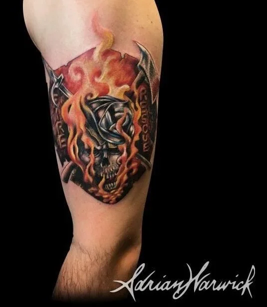 Fire and Rescue Skull