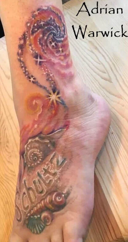 Schultz Script Beach Scene