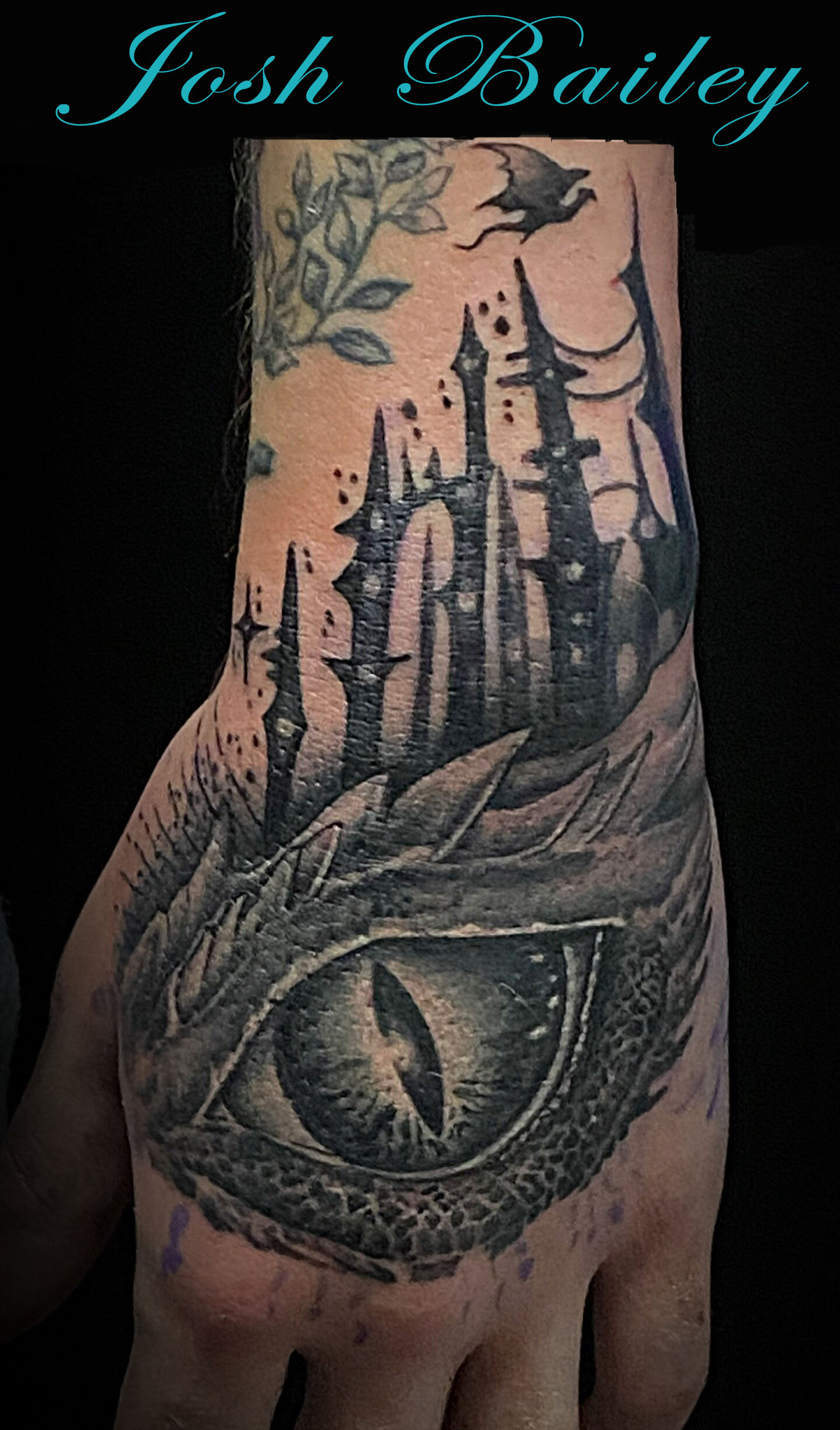 Dragon Eye with Castle Skyline