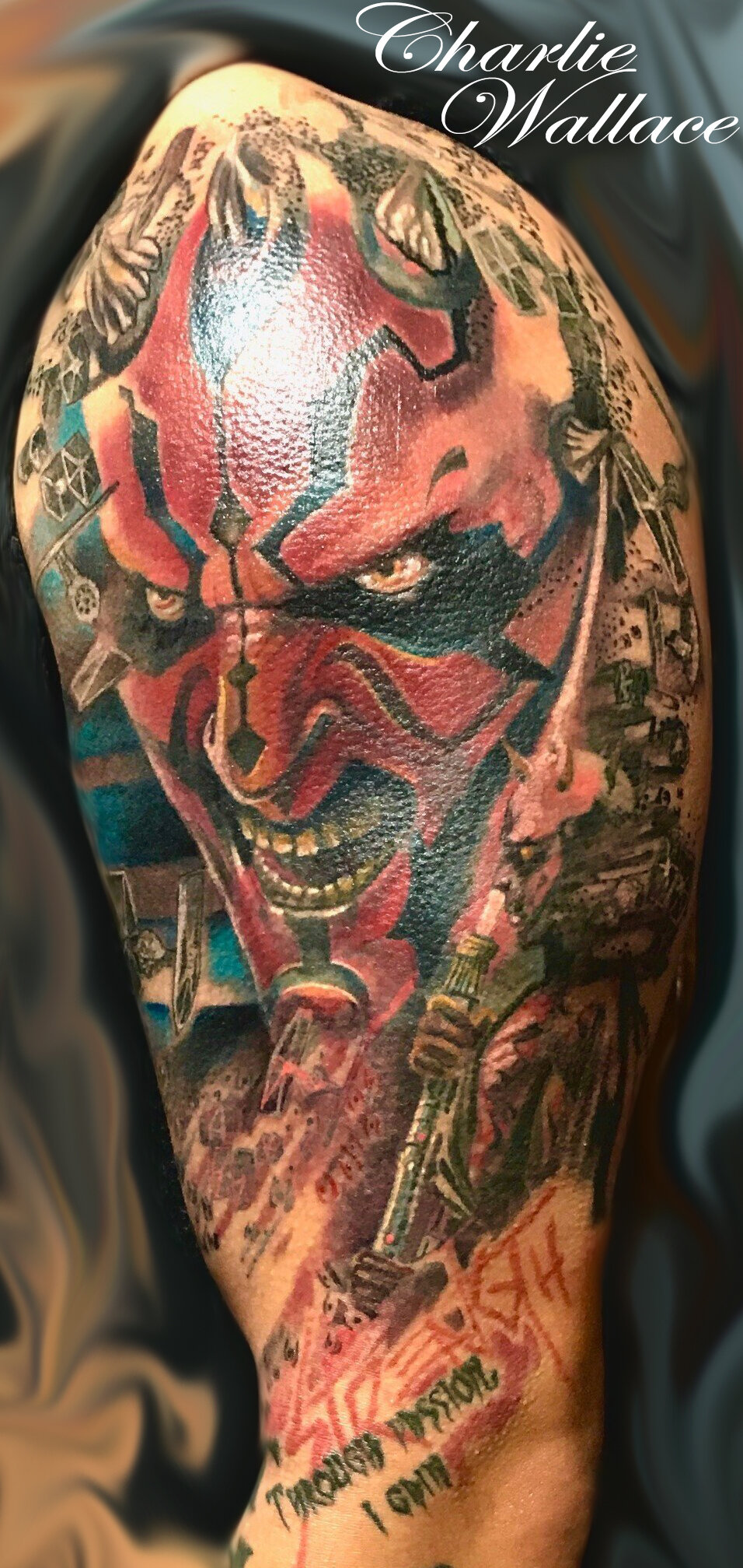 Darth Maul Half Sleeve