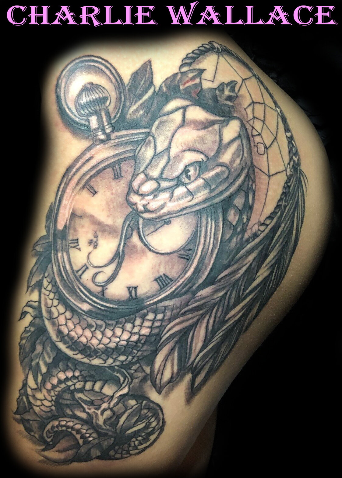 Snake and Pocket Watch