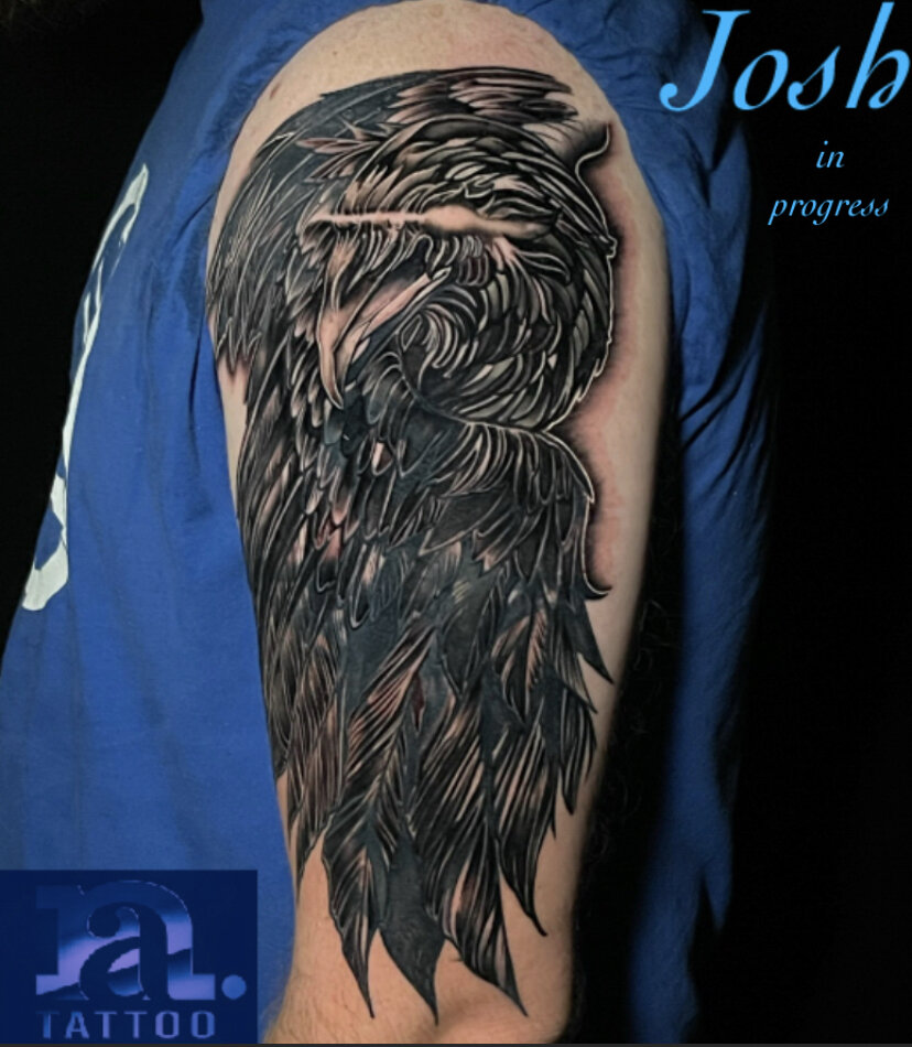 “In Progress” Raven Cover Up