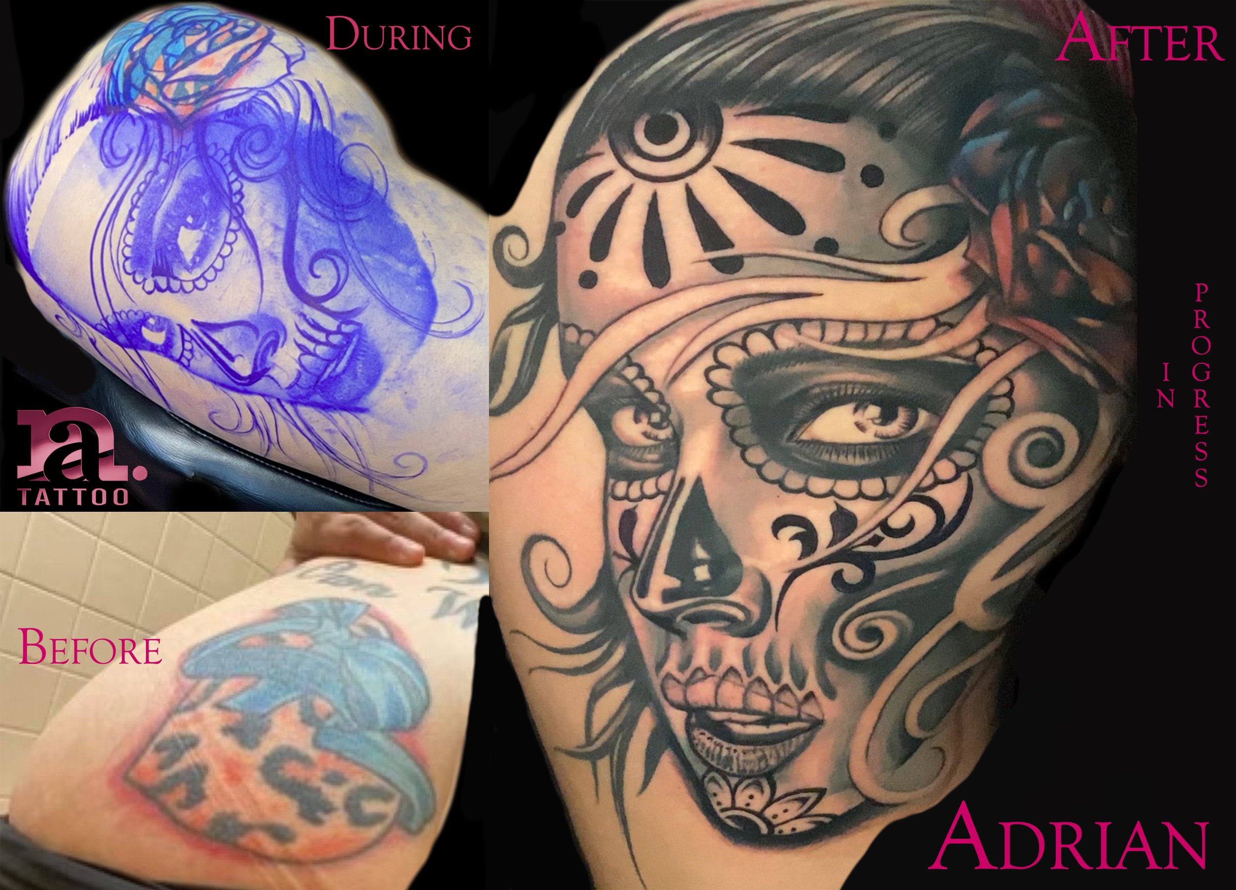 Sugar Skull Cover Up