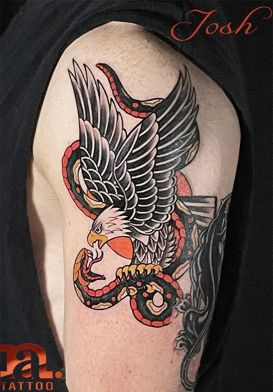 Traditional Eagle vs Serpent