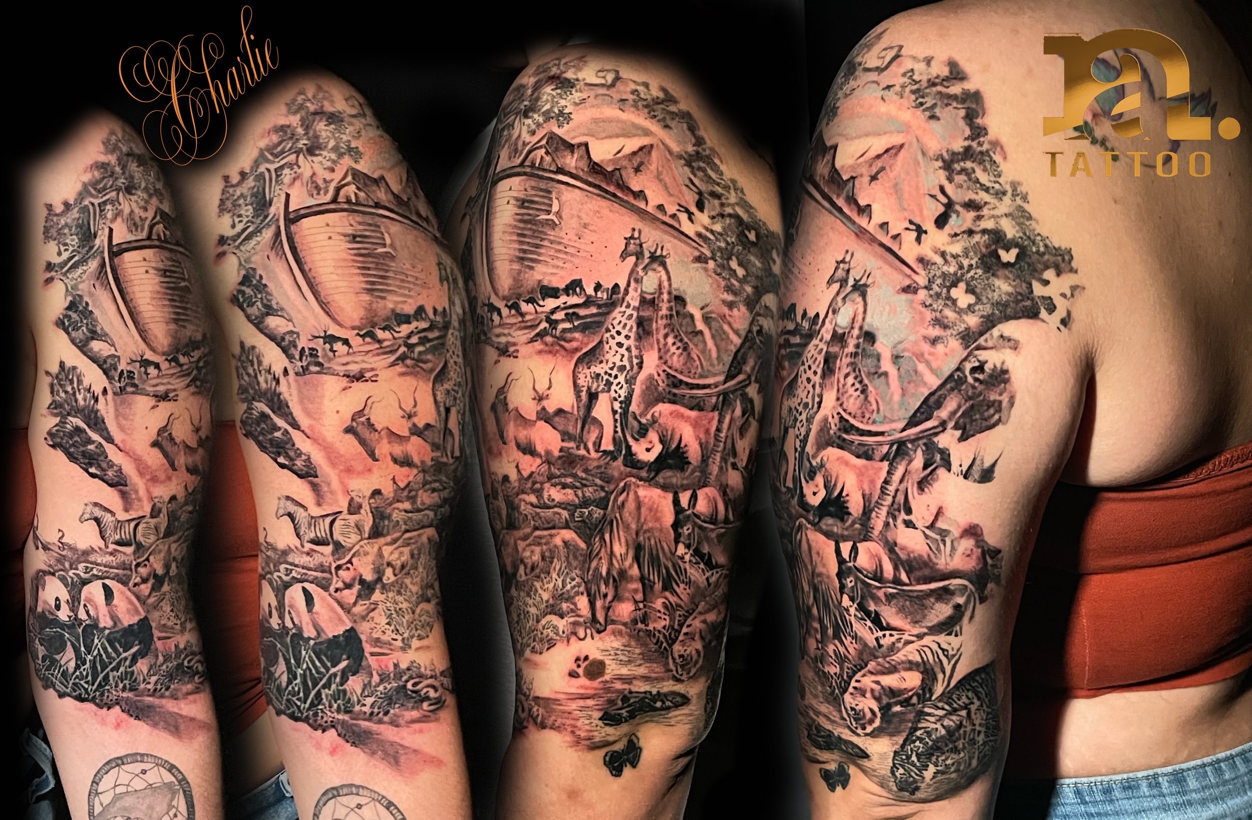 Noah's Ark Half Sleeve