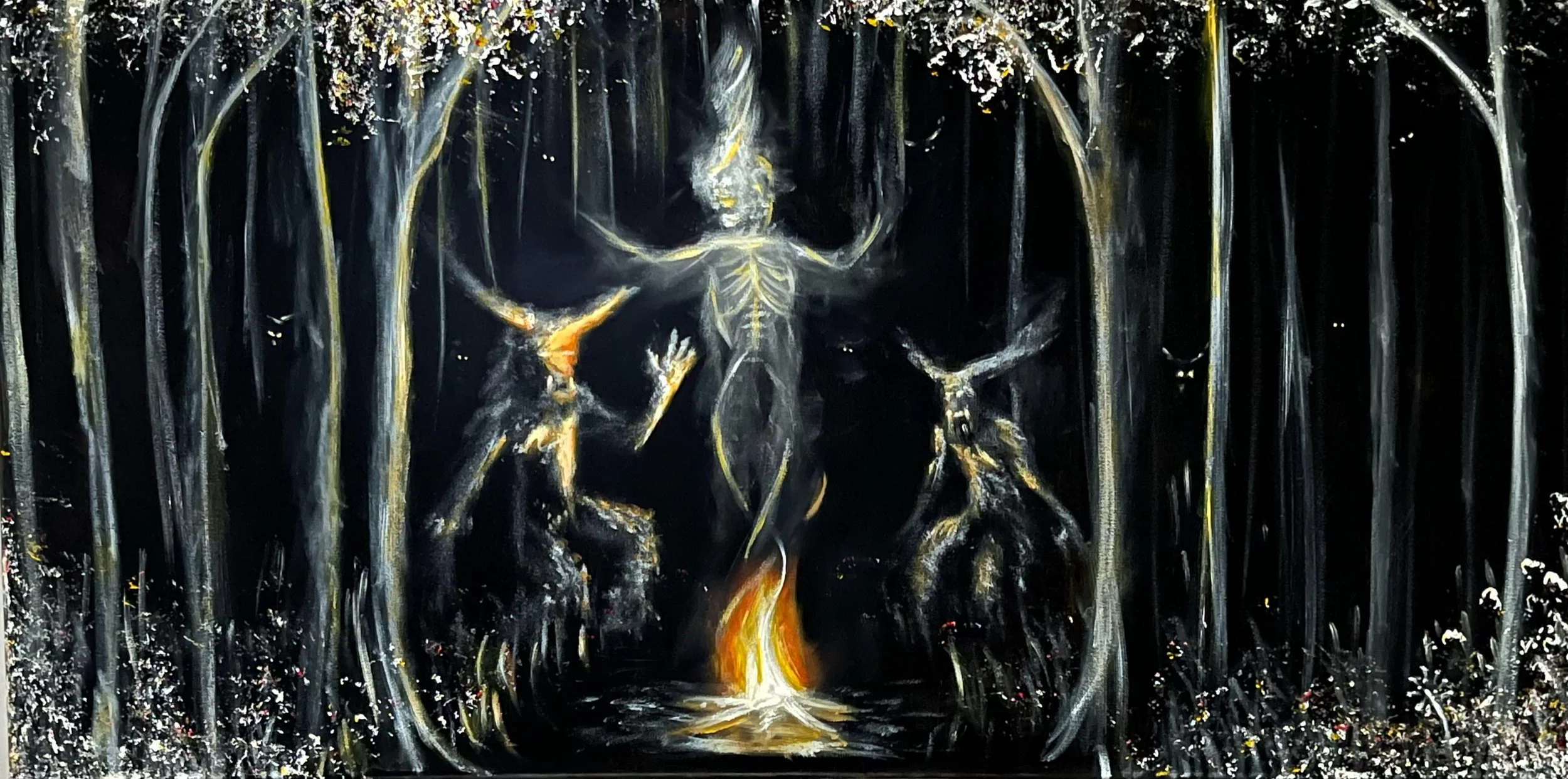 Original Oil Sacrifice Painting 