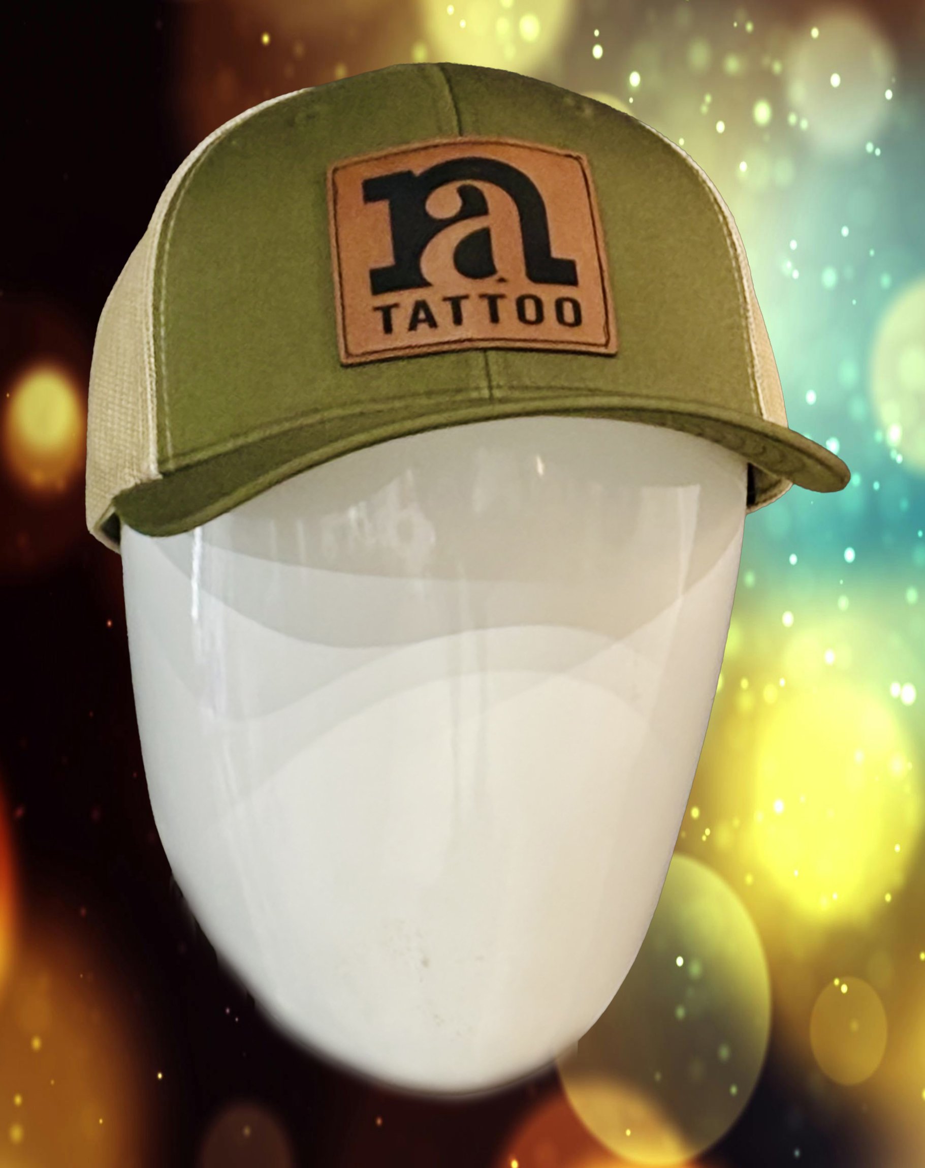 NA Brown Leather Logo Snapback Adjustable Trucker Hats