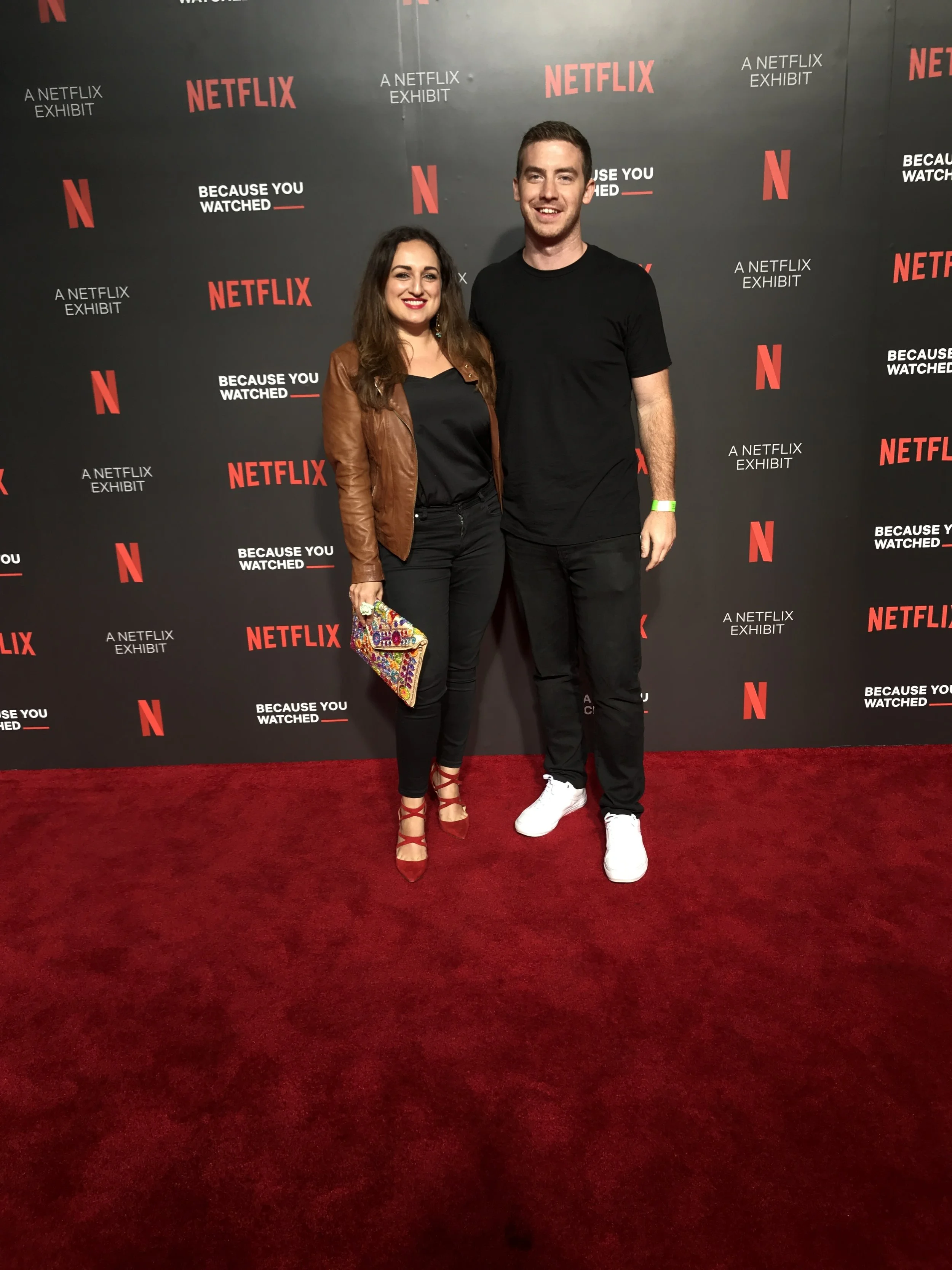 on the red carpet