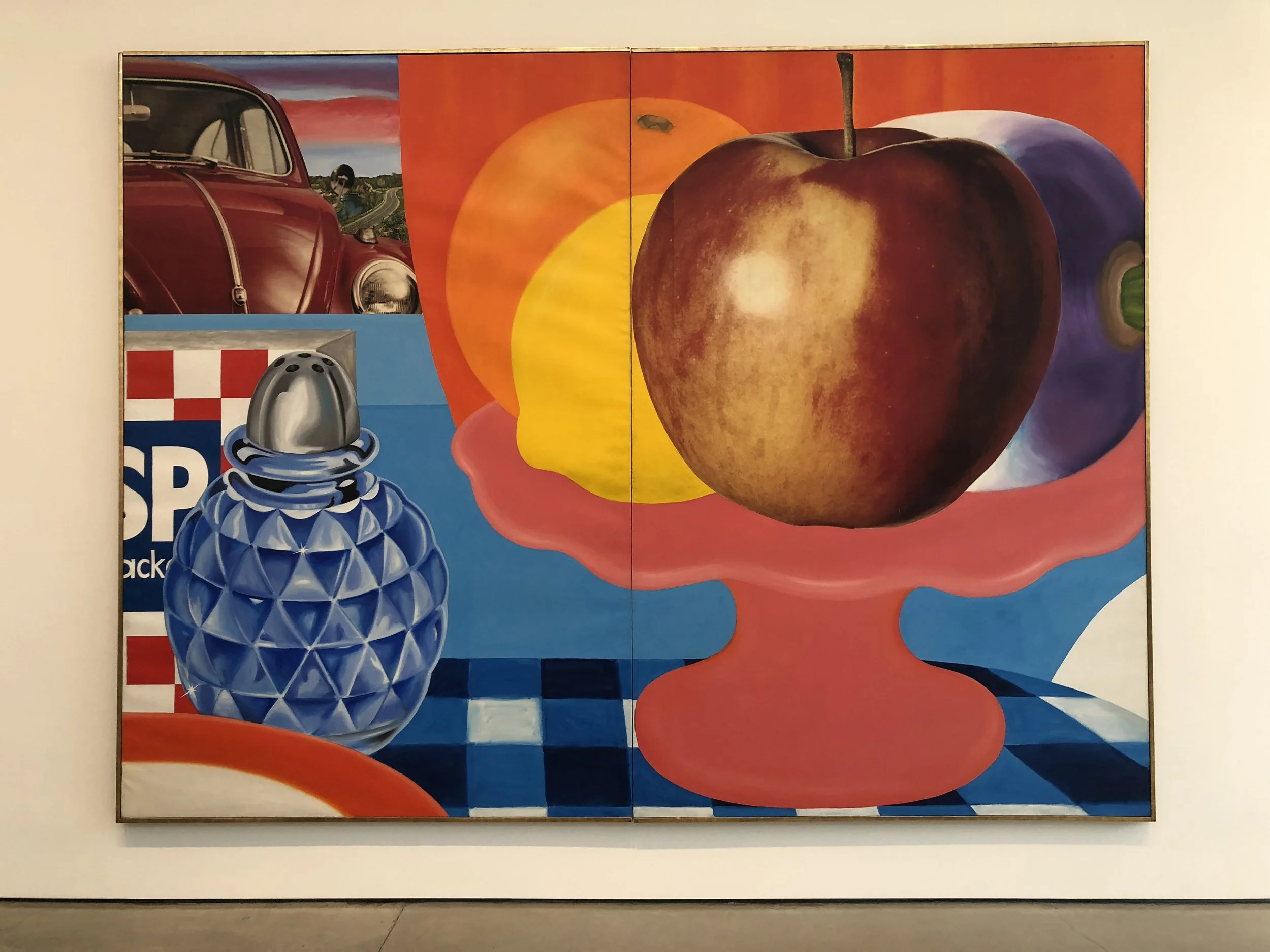 Tom Wesselmann, Still Life #29 , 1963, oil and collage on canvas, 108 × 144 inches