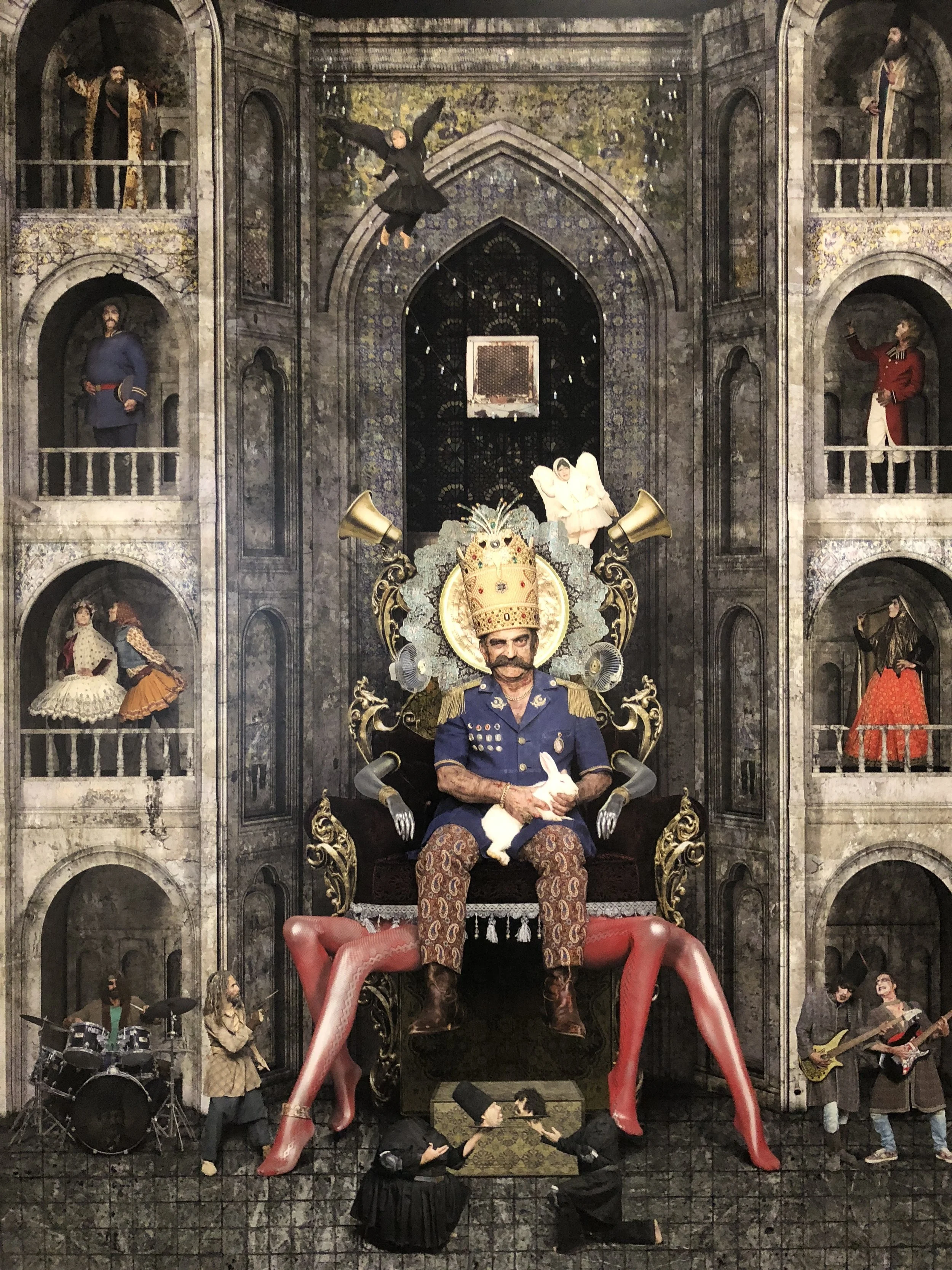 Siamak Filizadeh, Coronation 2014 Inject print