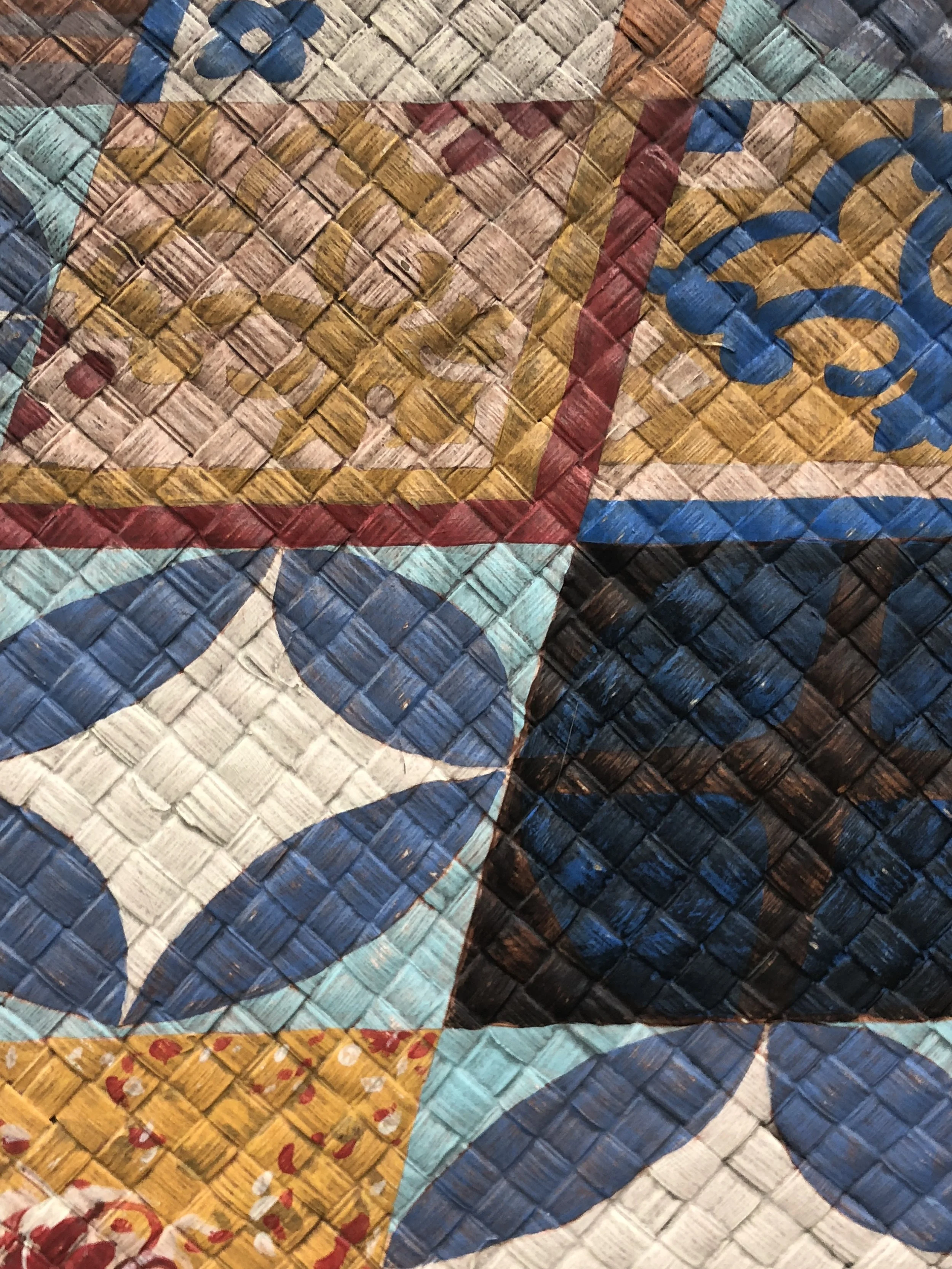 Tegel Buitenzorg (detail). This is one of my favorite detail because the tiles represent the diverse cultures that stem from the hybrid forms of a post-colonial world, in an iconic representation all interweaved in one medium.