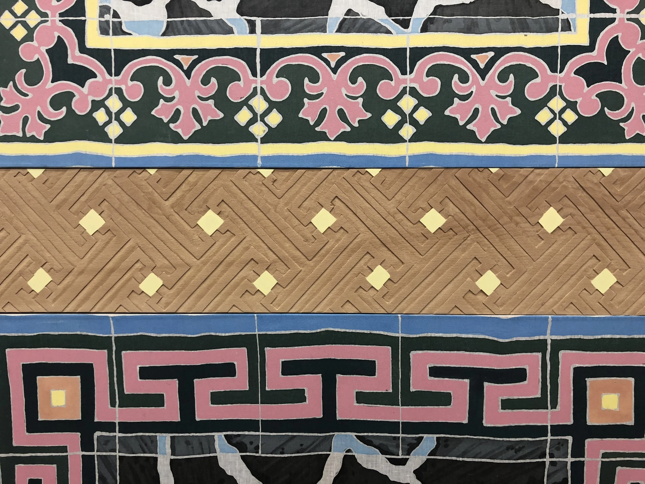 Narsisis San Pedro (detail) whenever you see the double of something like a mirrored canvas in Adam’s works it symbolized his relationship with his fraternal twin brother.