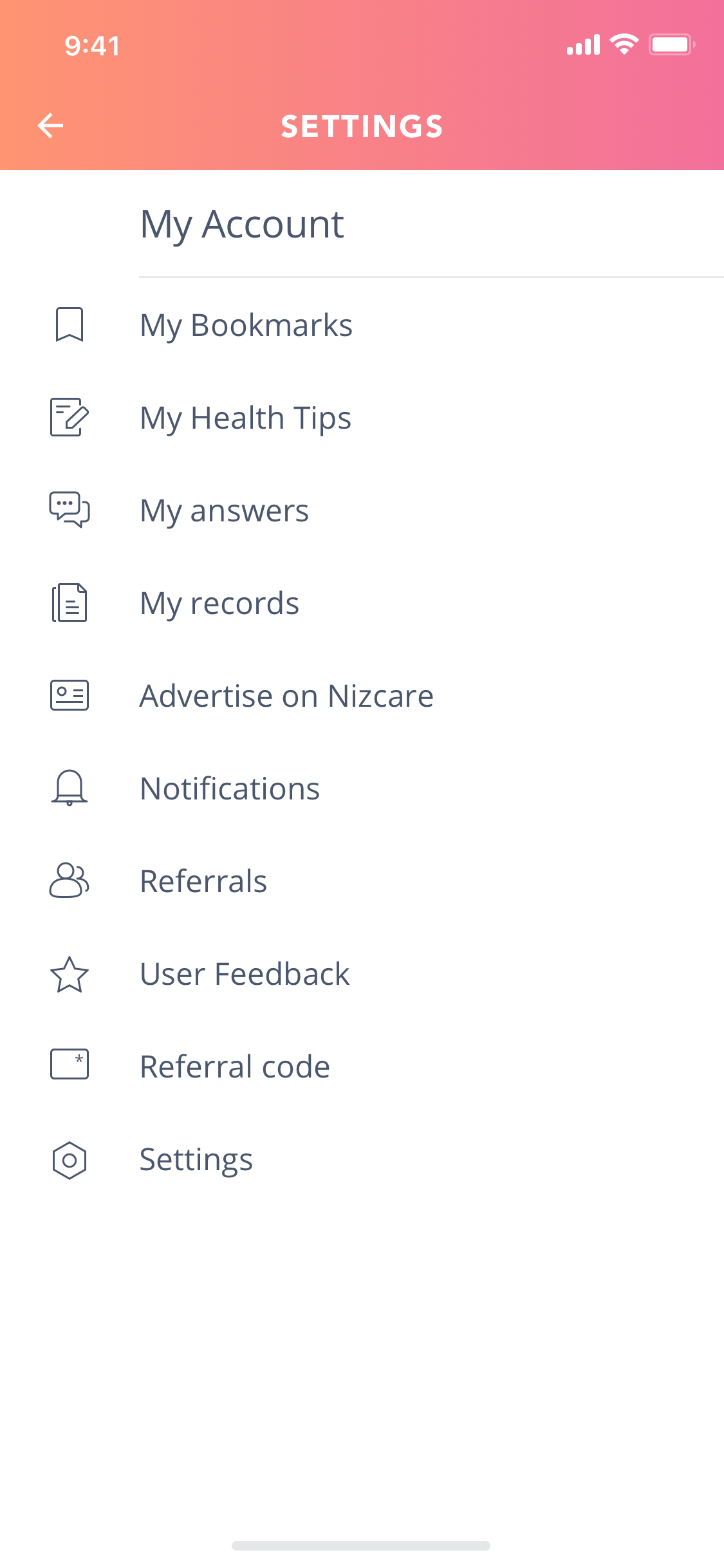 Settings (7/100)
